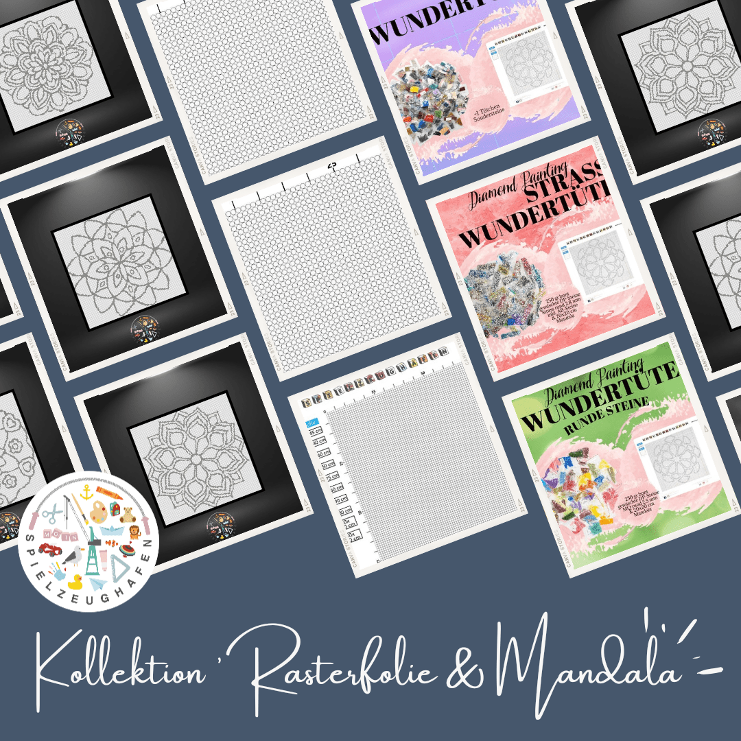 Kollektion 'Rasterfolie & Mandala' - Spielzeughafen