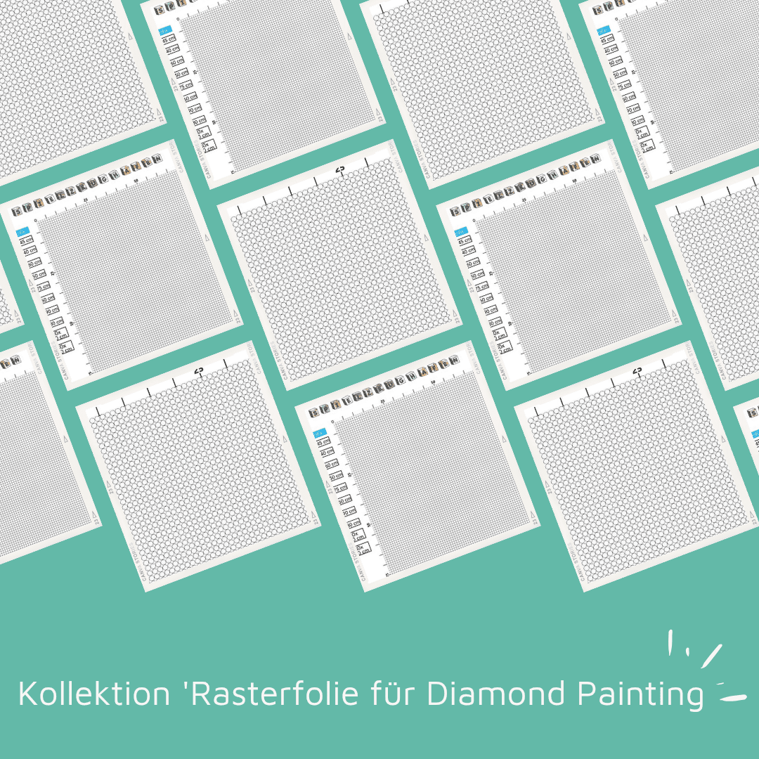 Rasterfolie für Diamond Painting - Spielzeughafen