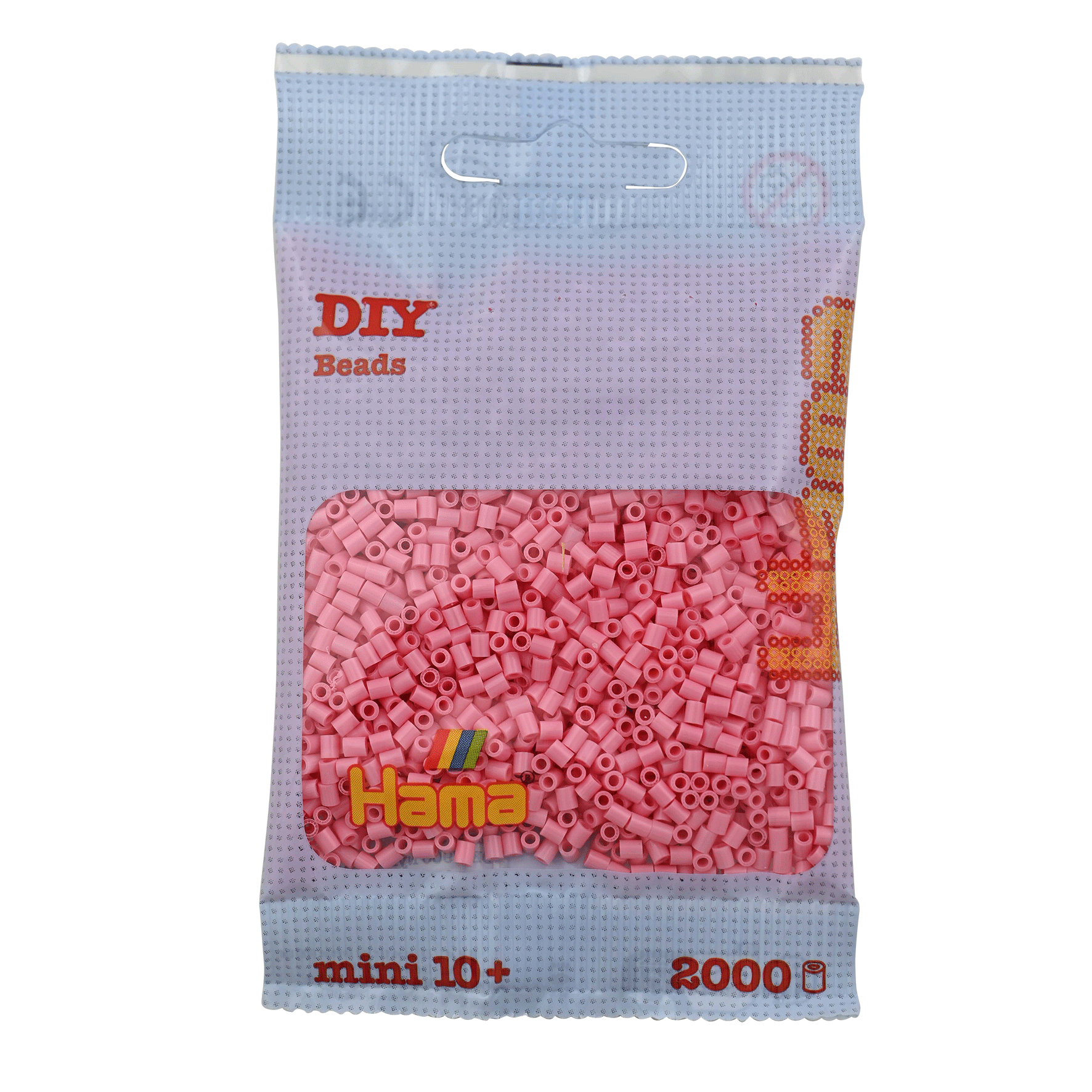 2000 Mini Bügelperlen - Hellrot von Spielzeughafen