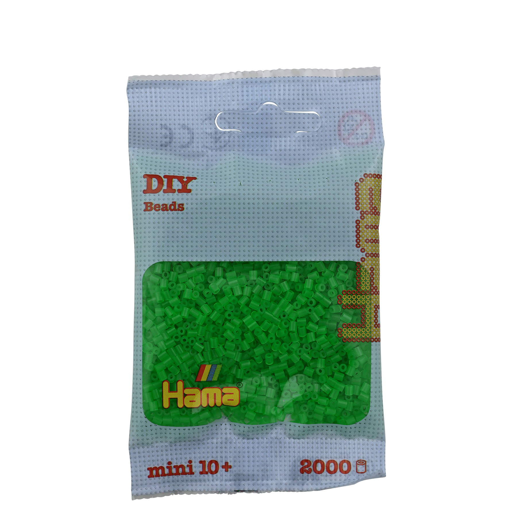 2000 Mini Bügelperlen - Neon - Grün von Spielzeughafen
