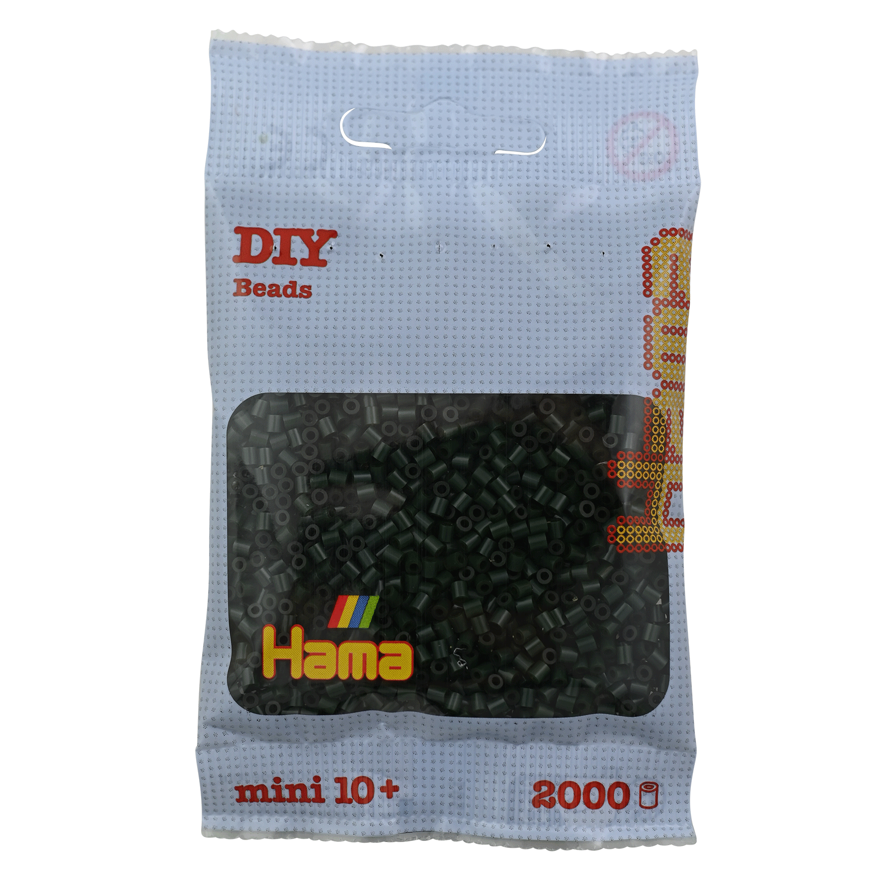 2000 Mini Bügelperlen - Olivgrün von Spielzeughafen