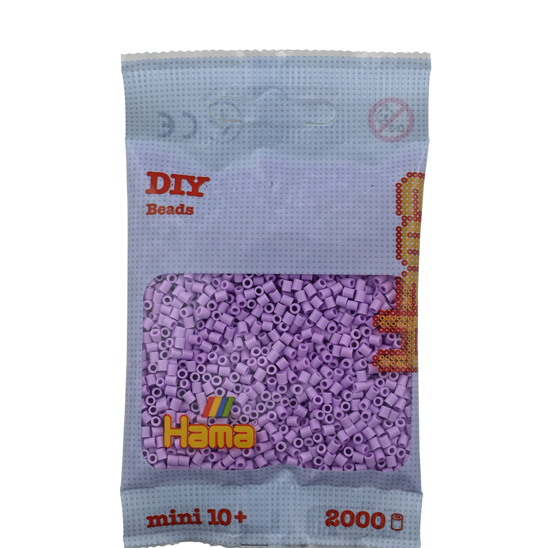 2000 Mini Bügelperlen - Pastell - Flieder von Spielzeughafen