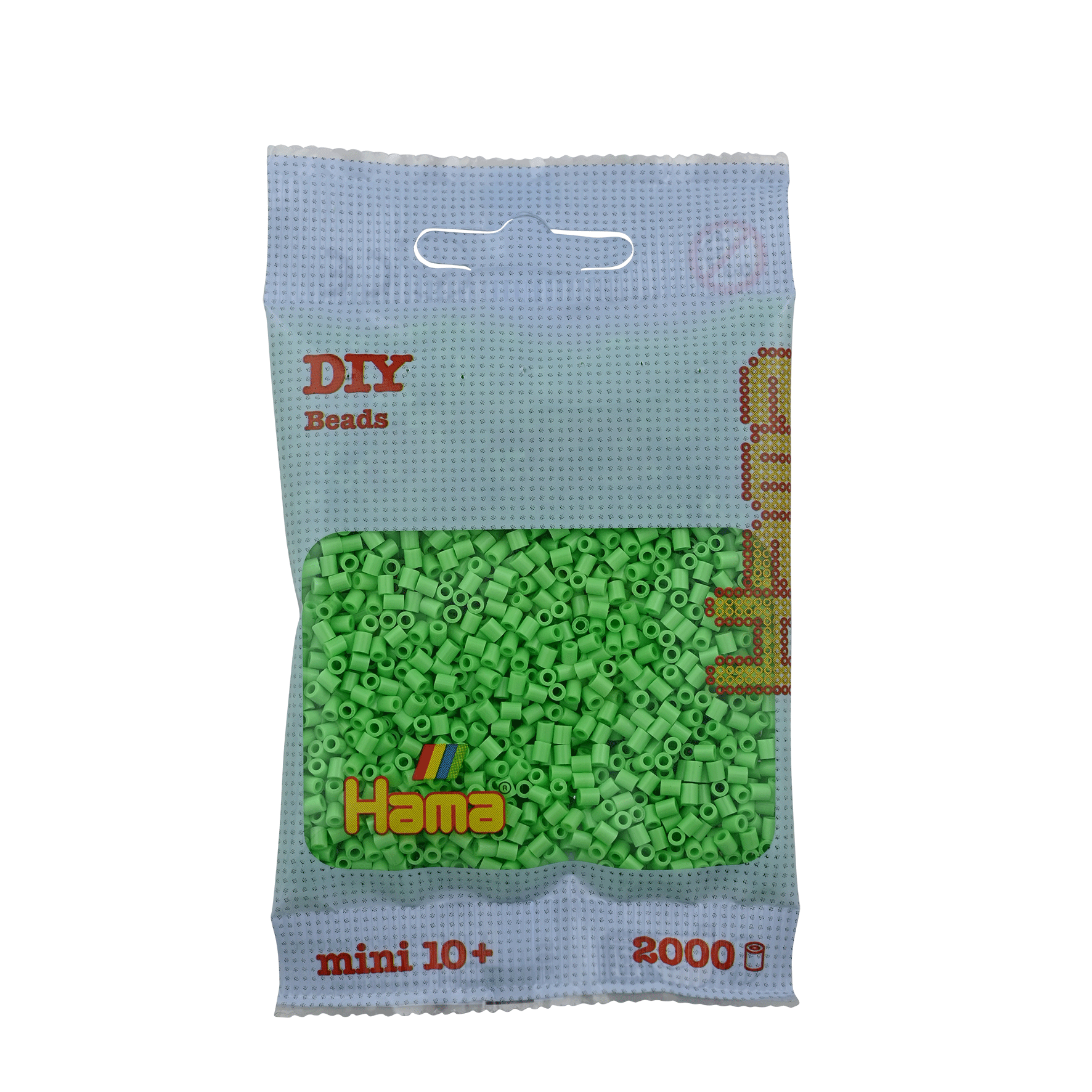 2000 Mini Bügelperlen - Pastell - Grün von Spielzeughafen