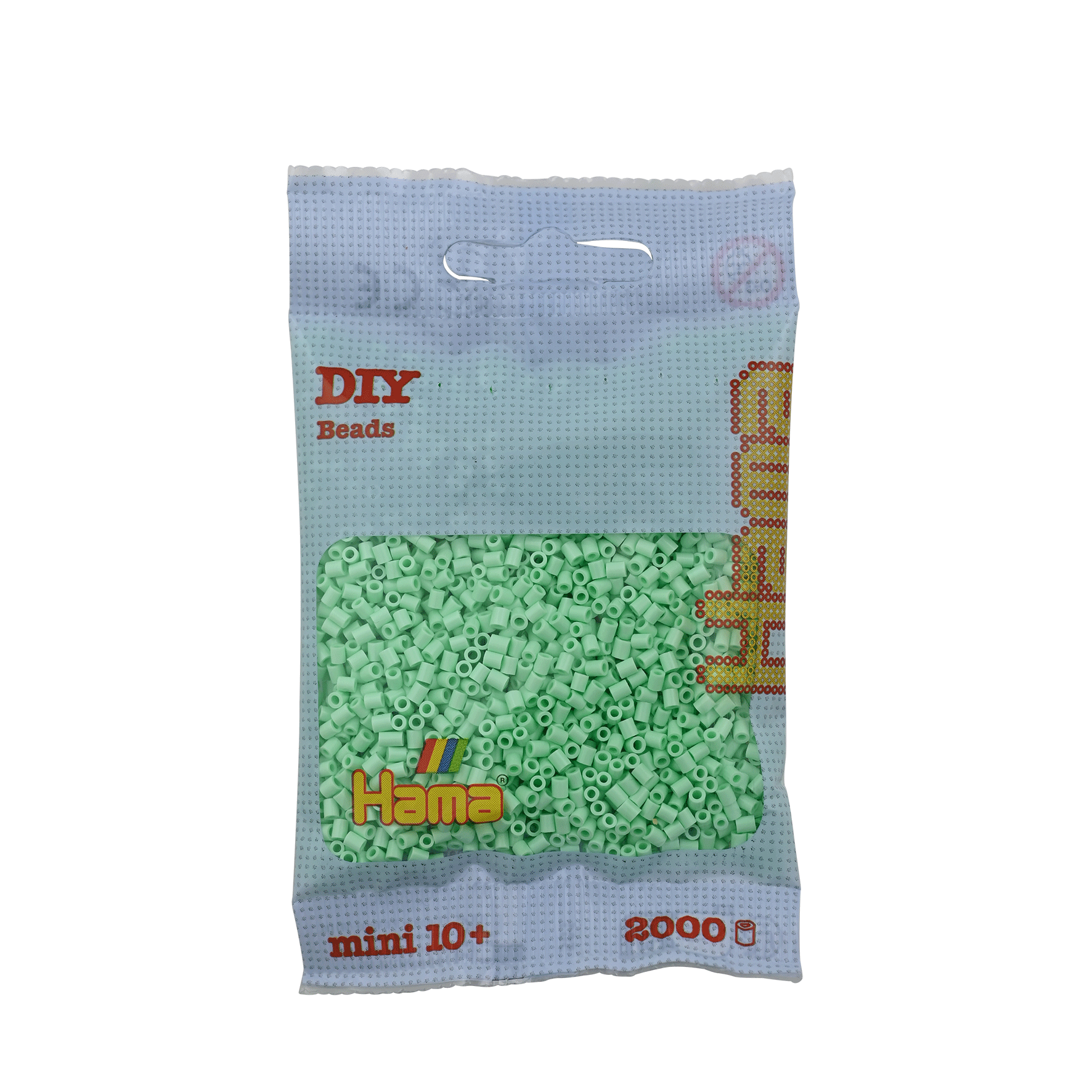 2000 Mini Bügelperlen - Pastell - Mint von Spielzeughafen