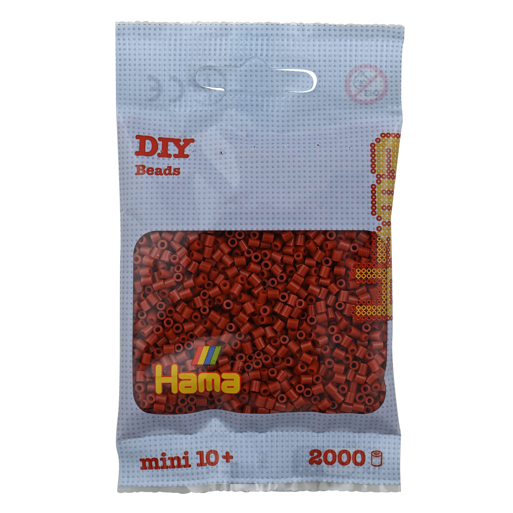 2000 Mini Bügelperlen - Rotbraun von Spielzeughafen