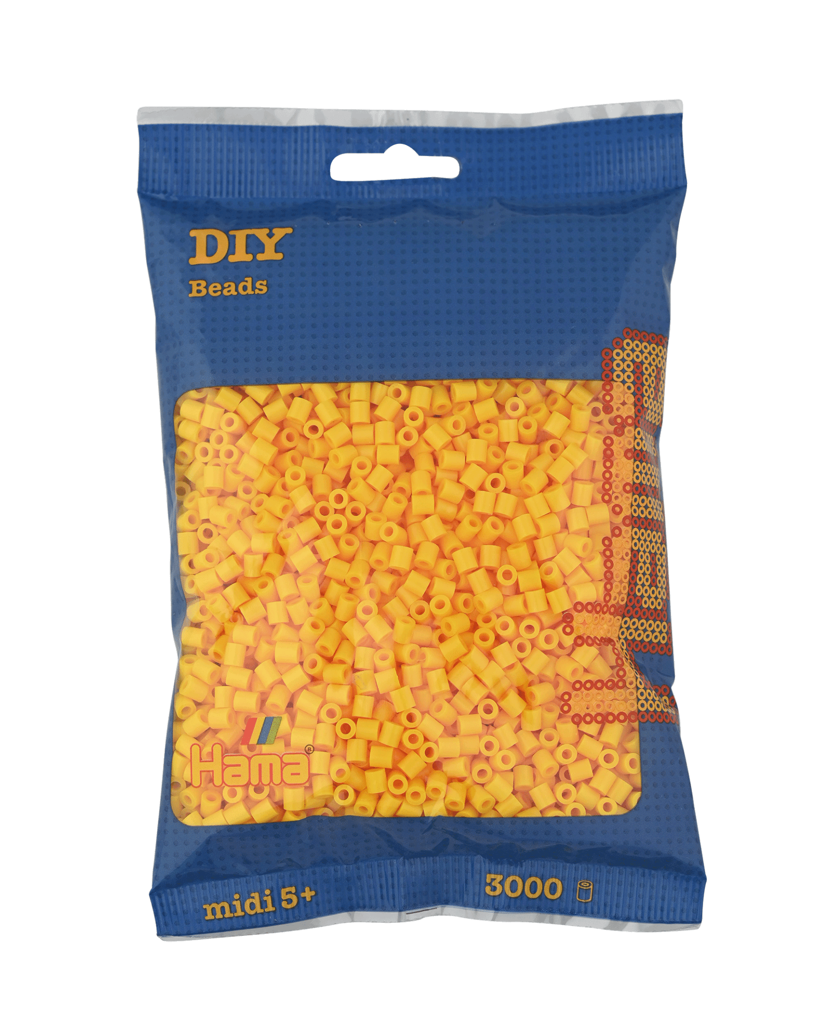 3000 Hama Midi Bügelperlen - Gelb von Spielzeughafen