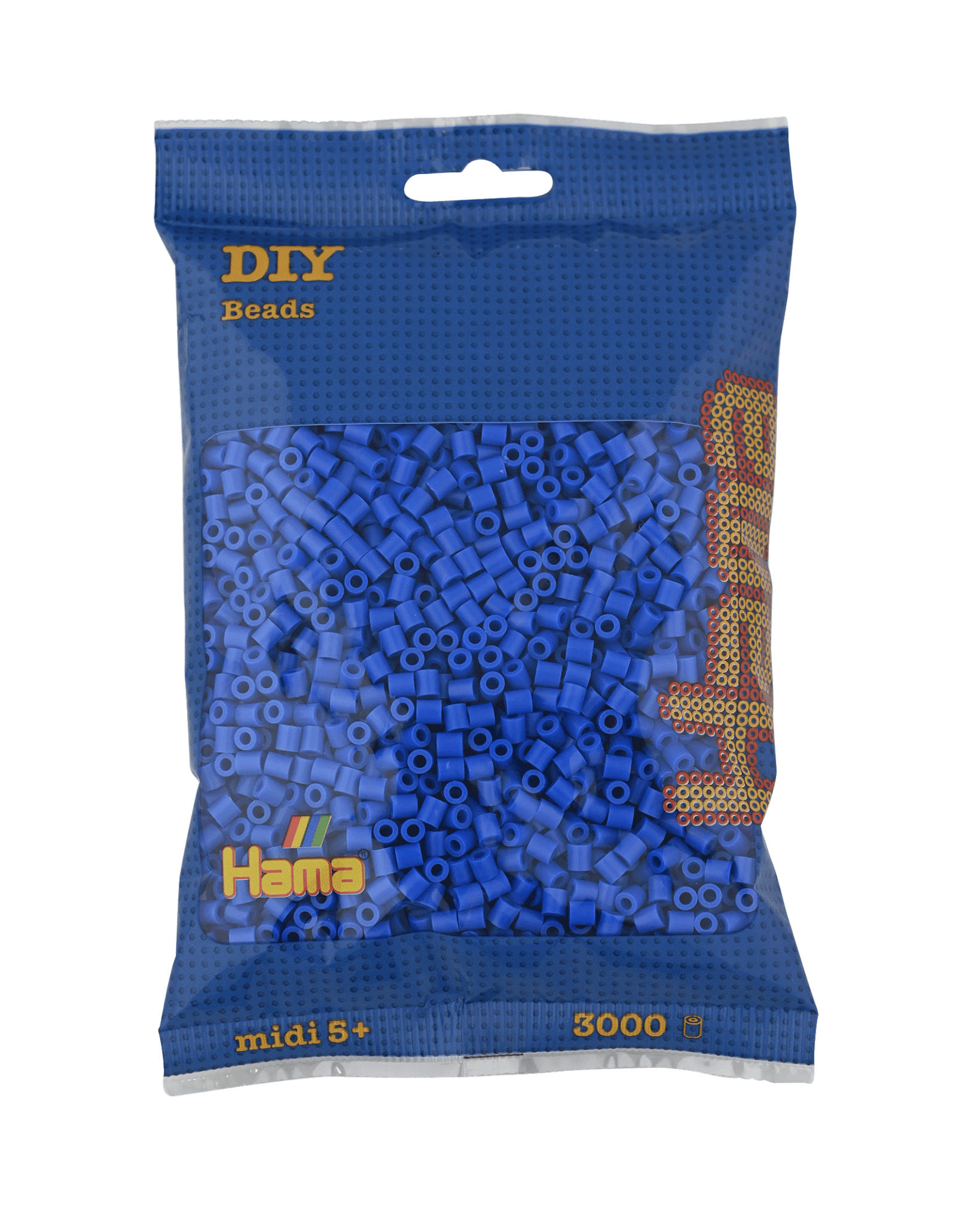 3000 Hama Midi Bügelperlen - Hellblau von Spielzeughafen