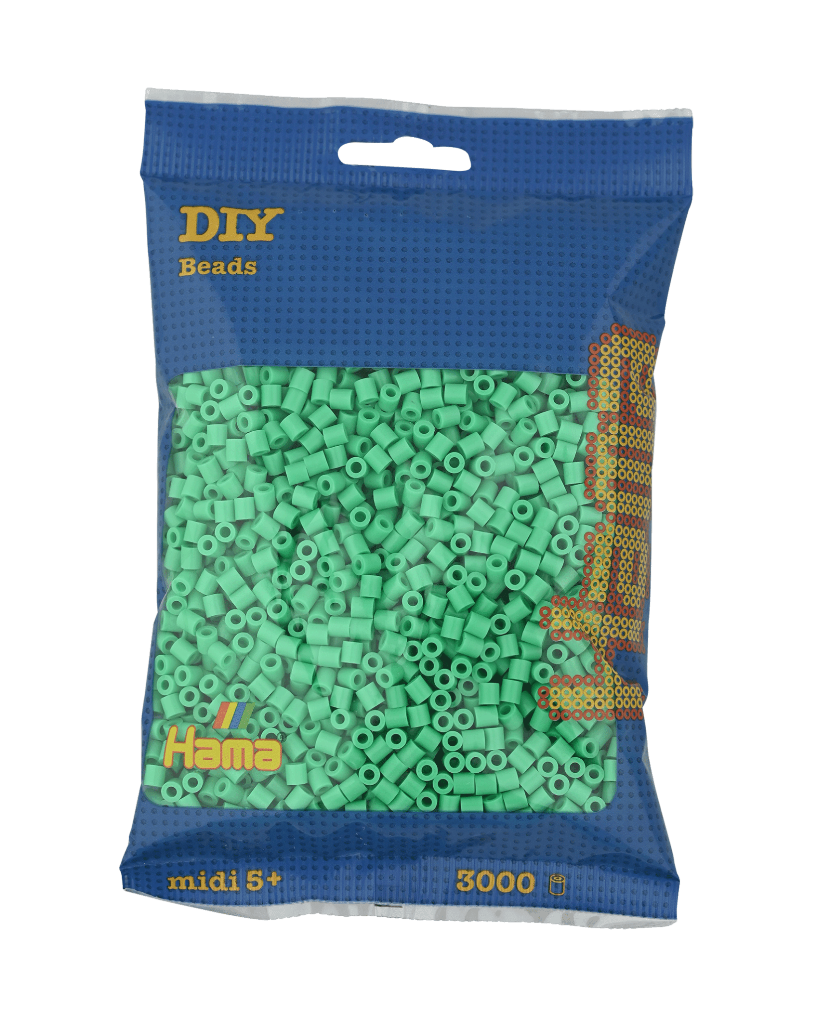 3000 Hama Midi Bügelperlen - Hellgrün von Spielzeughafen