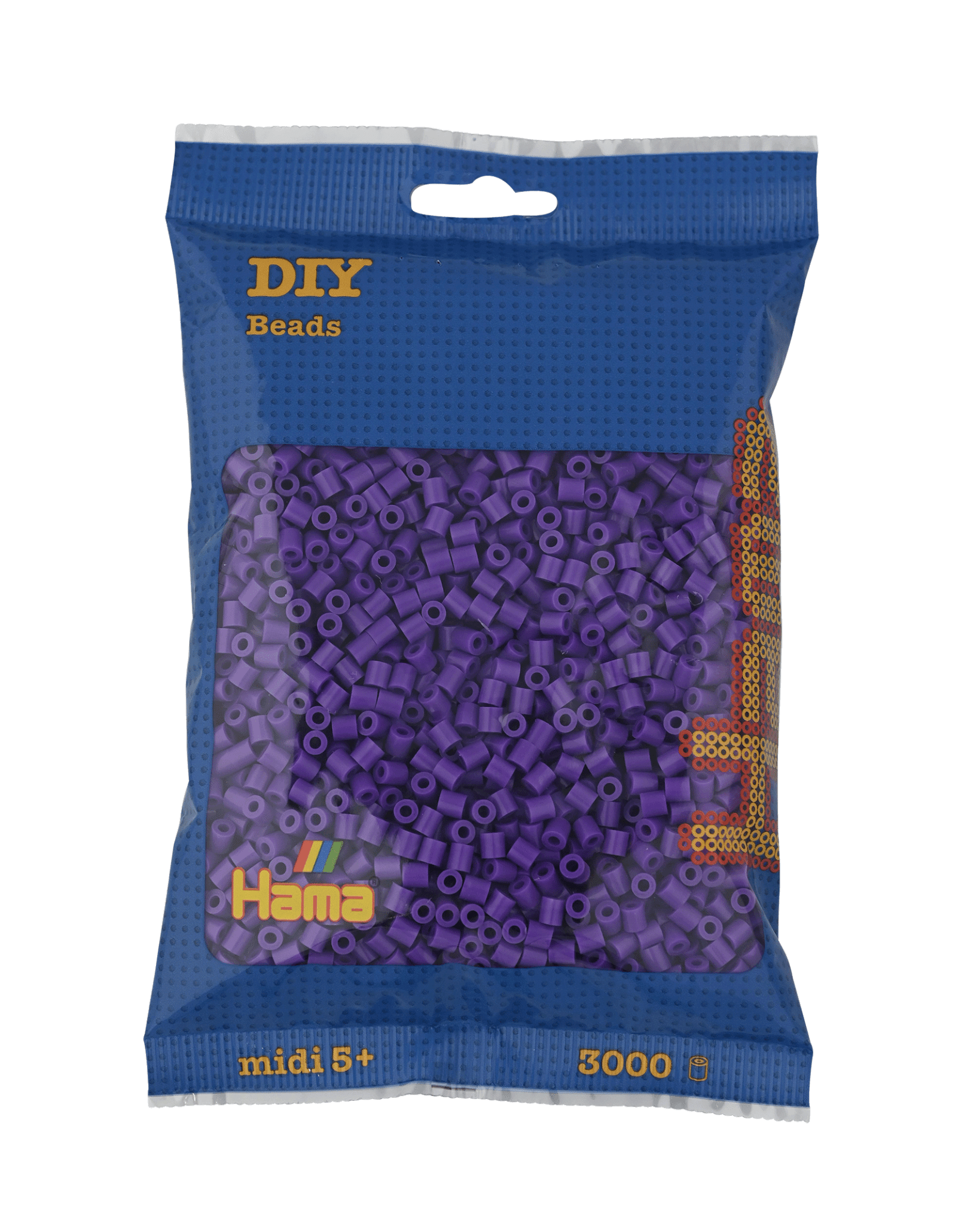 3000 Hama Midi Bügelperlen - Lila von Spielzeughafen