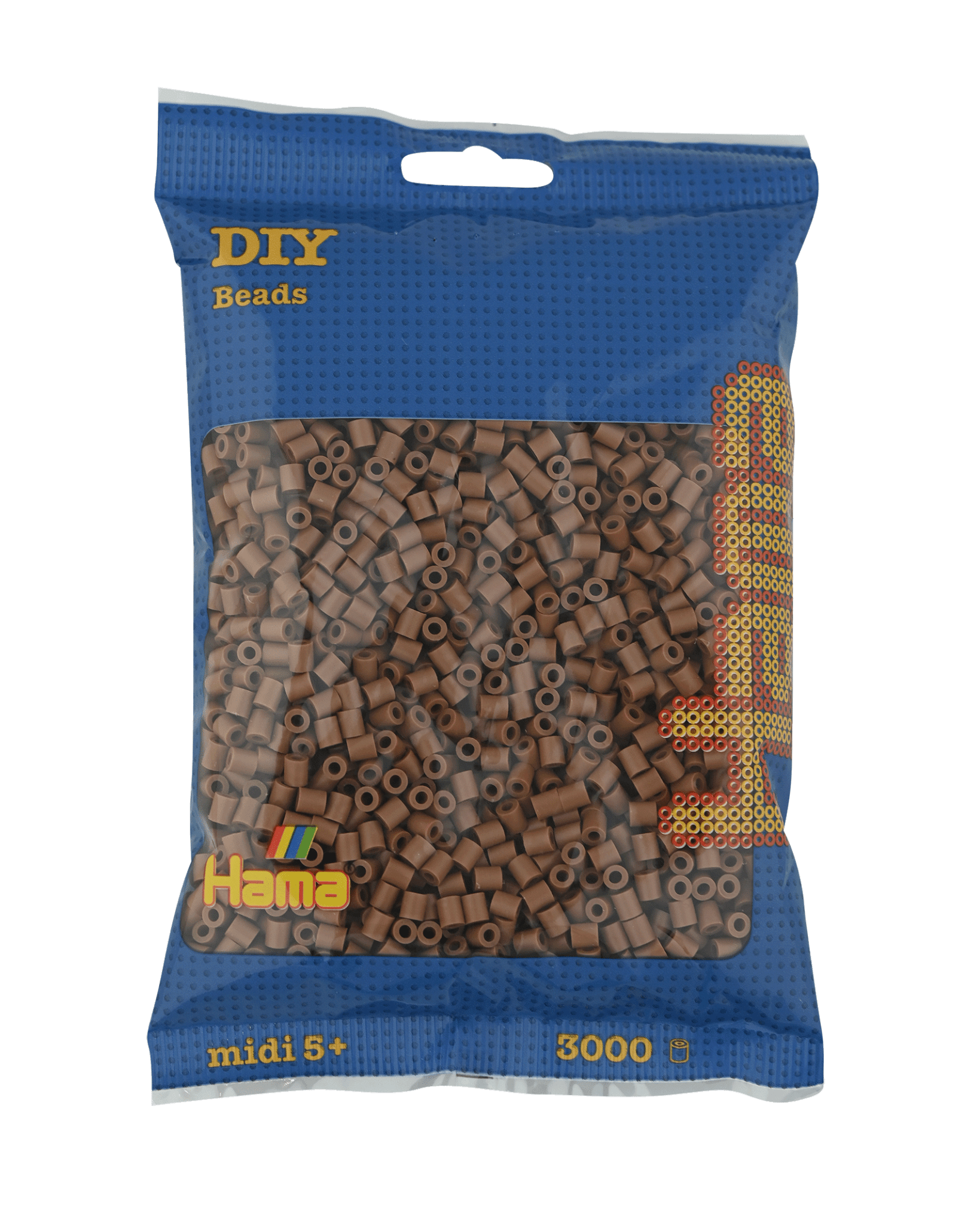 3000 Hama Midi Bügelperlen - Nougat von Spielzeughafen