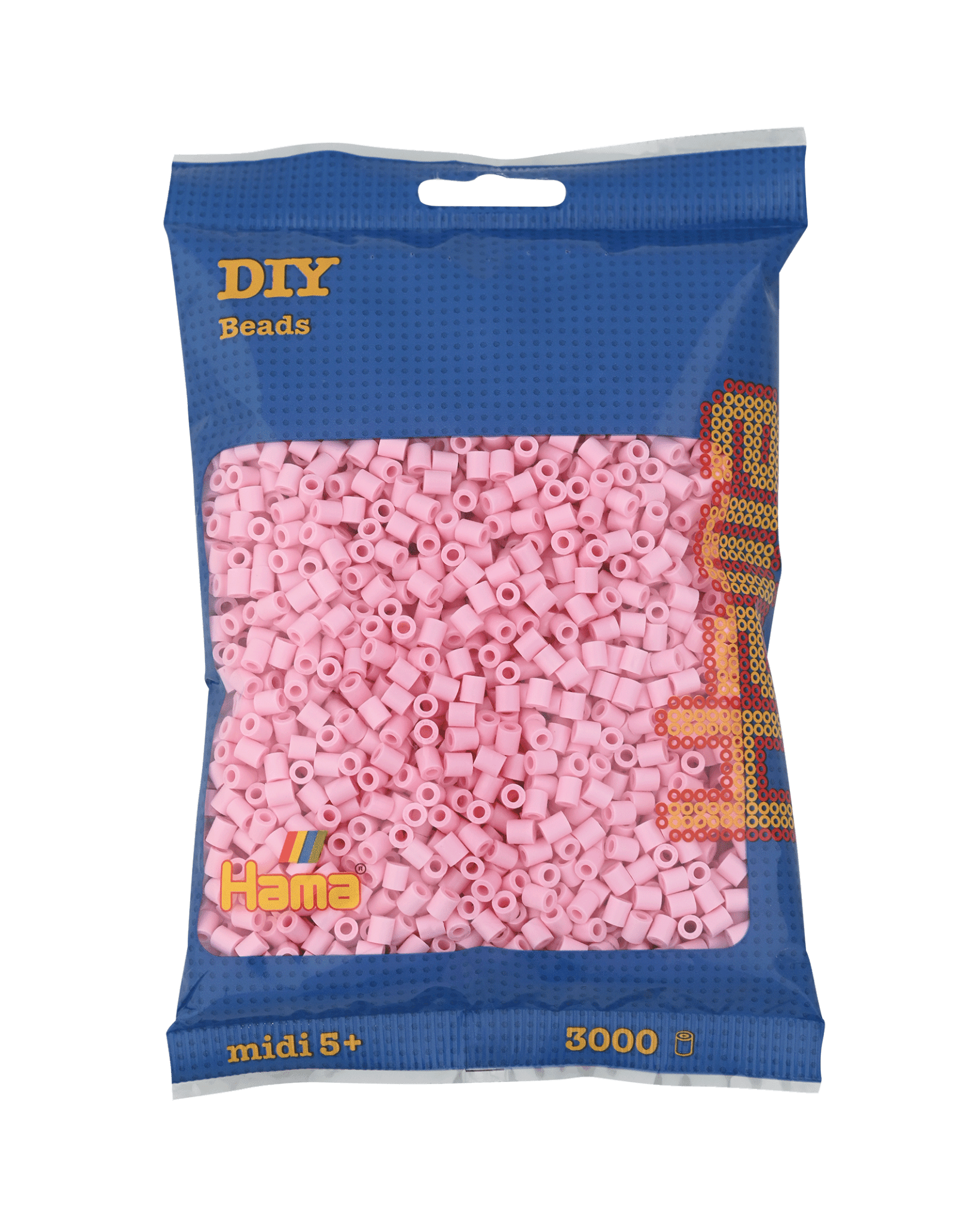 3000 Hama Midi Bügelperlen - Pastell - Rosé von Spielzeughafen