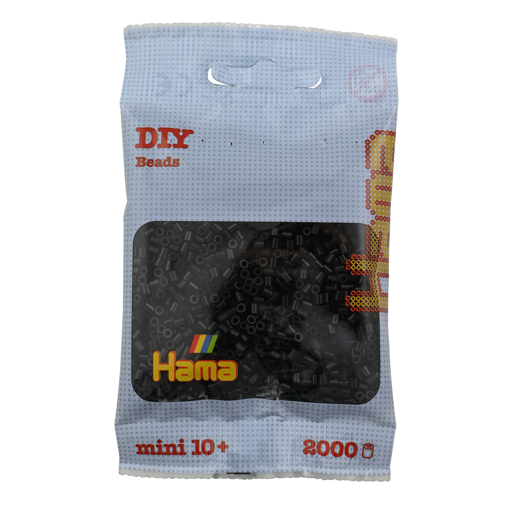2000 Mini Bügelperlen - Schwarz