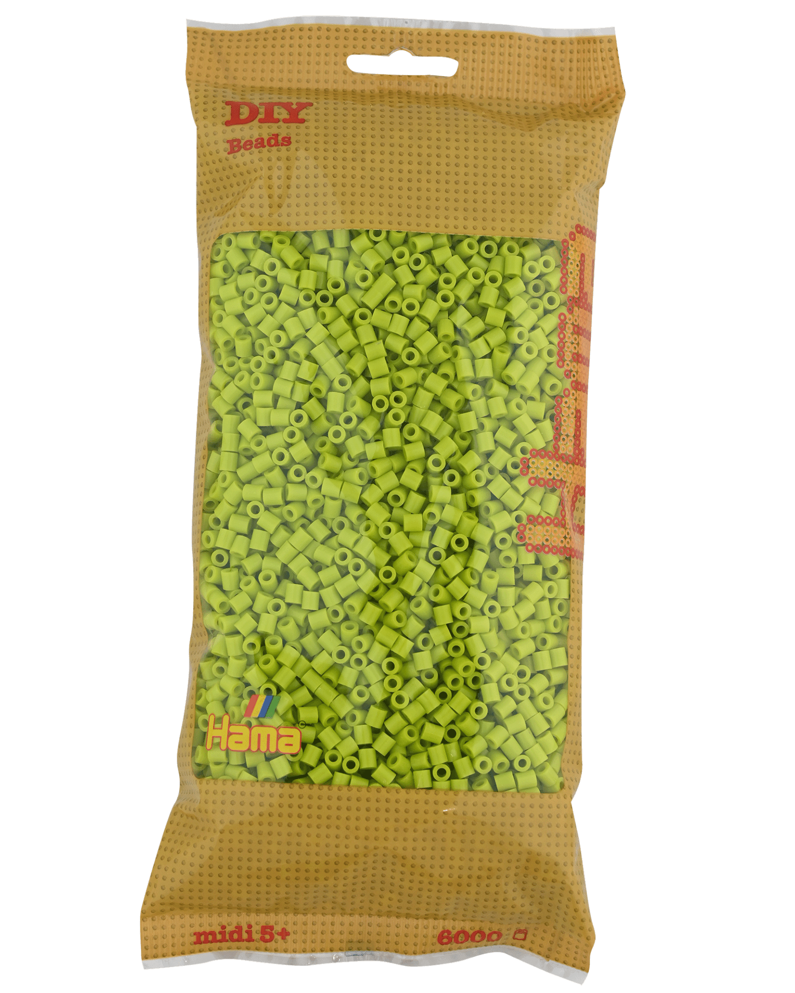6000 Hama Midi Bügelperlen - Lime von Spielzeughafen