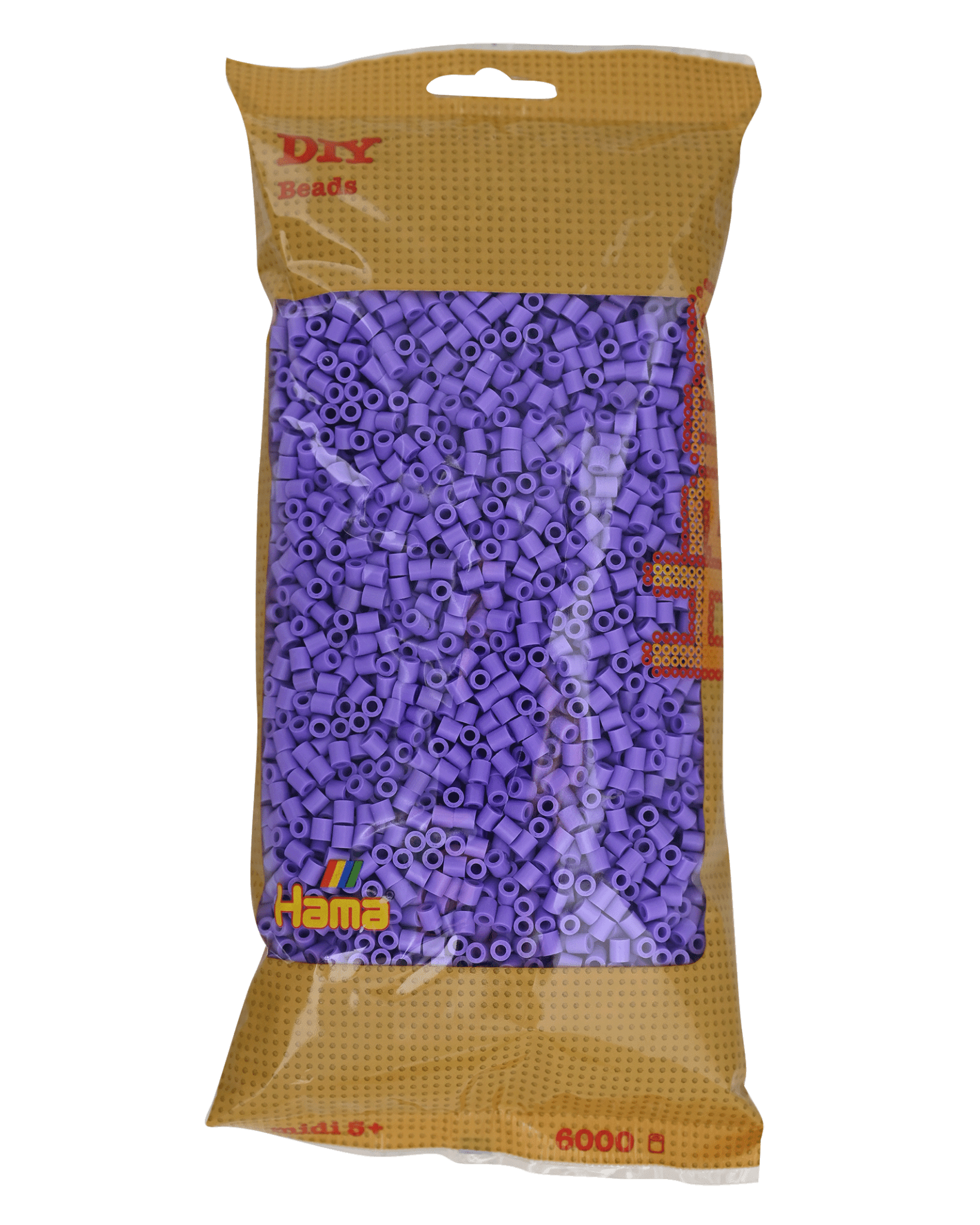 6000 Hama Midi Bügelperlen - Pastell - Lila von Spielzeughafen
