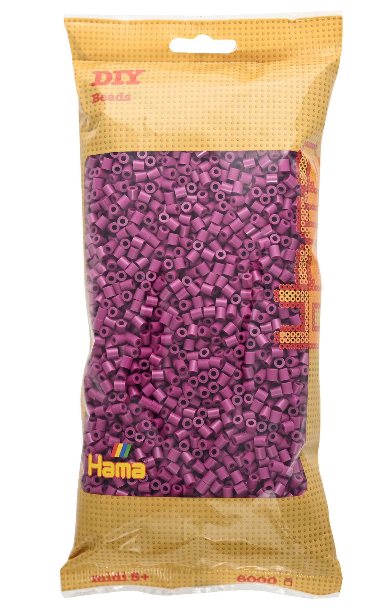 6000 Hama Midi Bügelperlen - Pflaume von Spielzeughafen