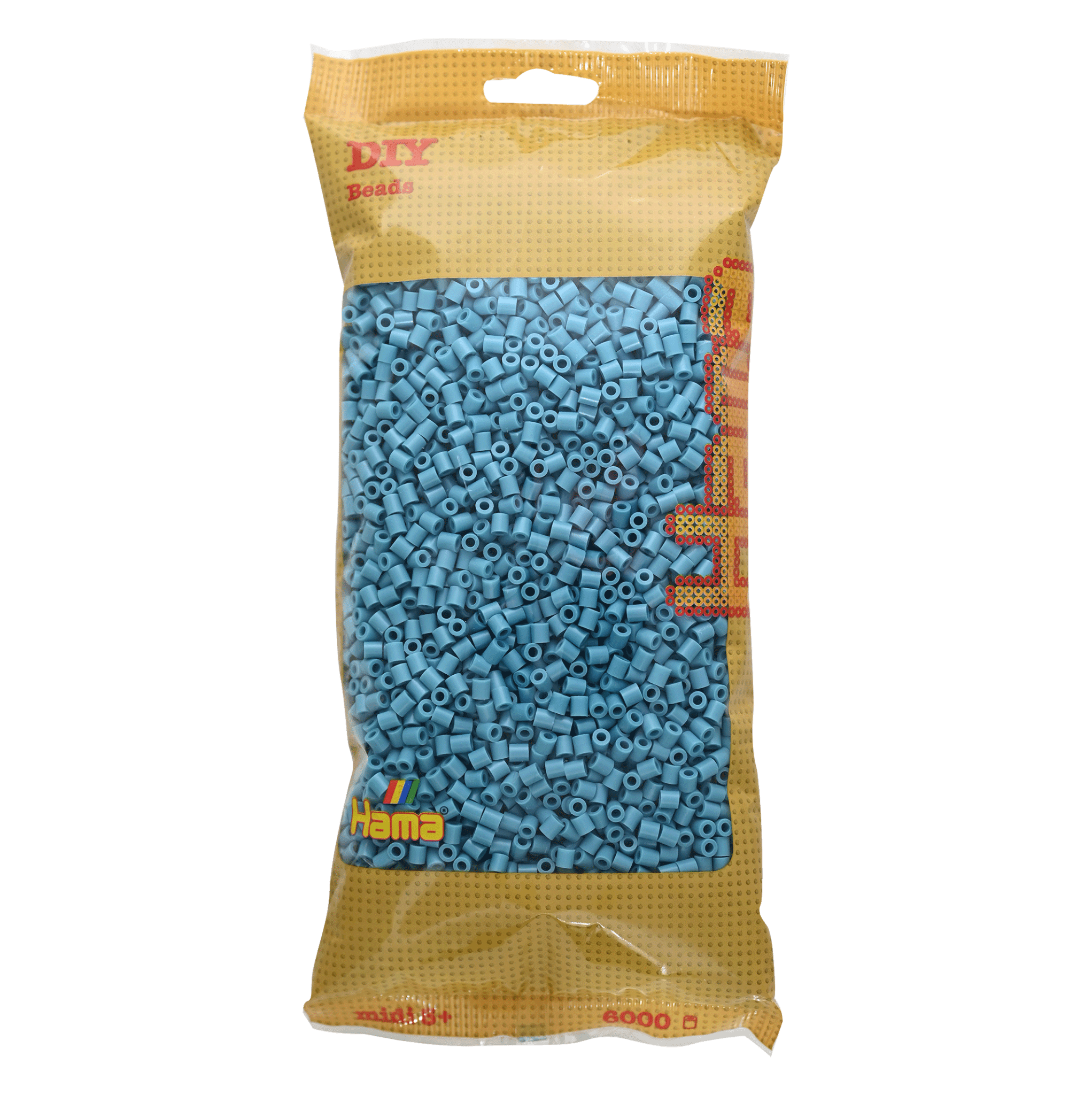 6000 Hama Midi Bügelperlen - Türkis von Spielzeughafen