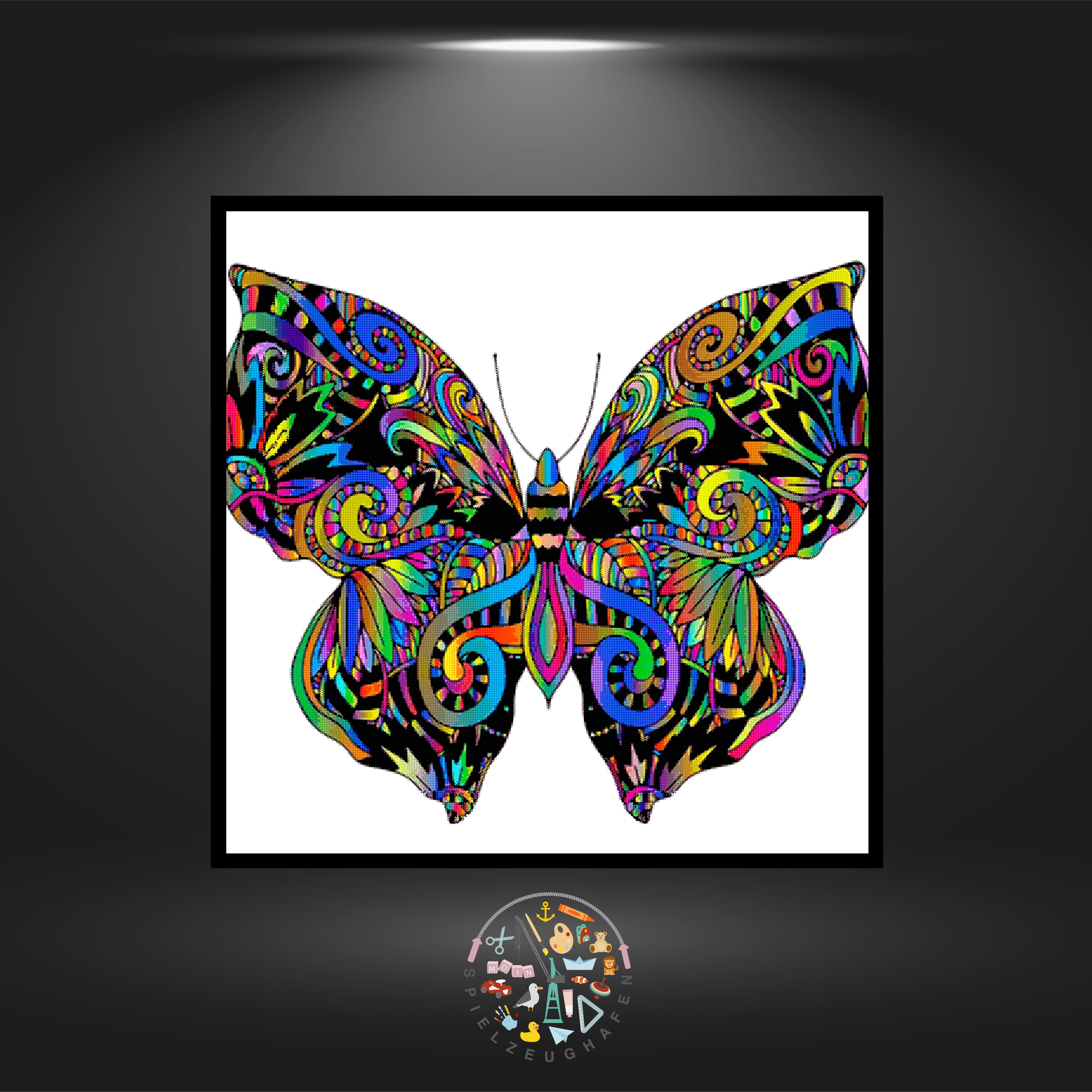 Mandala Butterfly - Strass