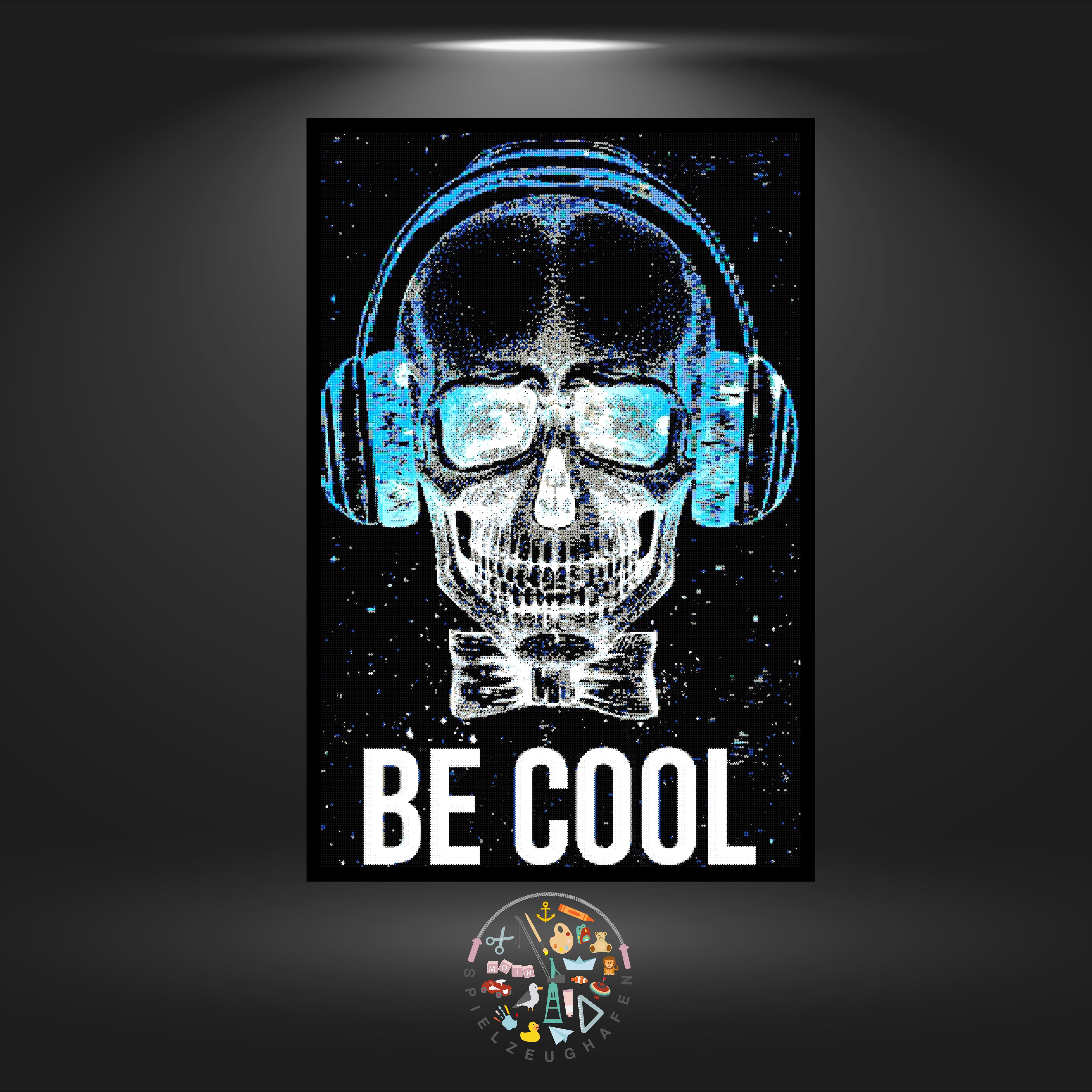 Be cool - Strass / Rhinestone nachtleuchtend