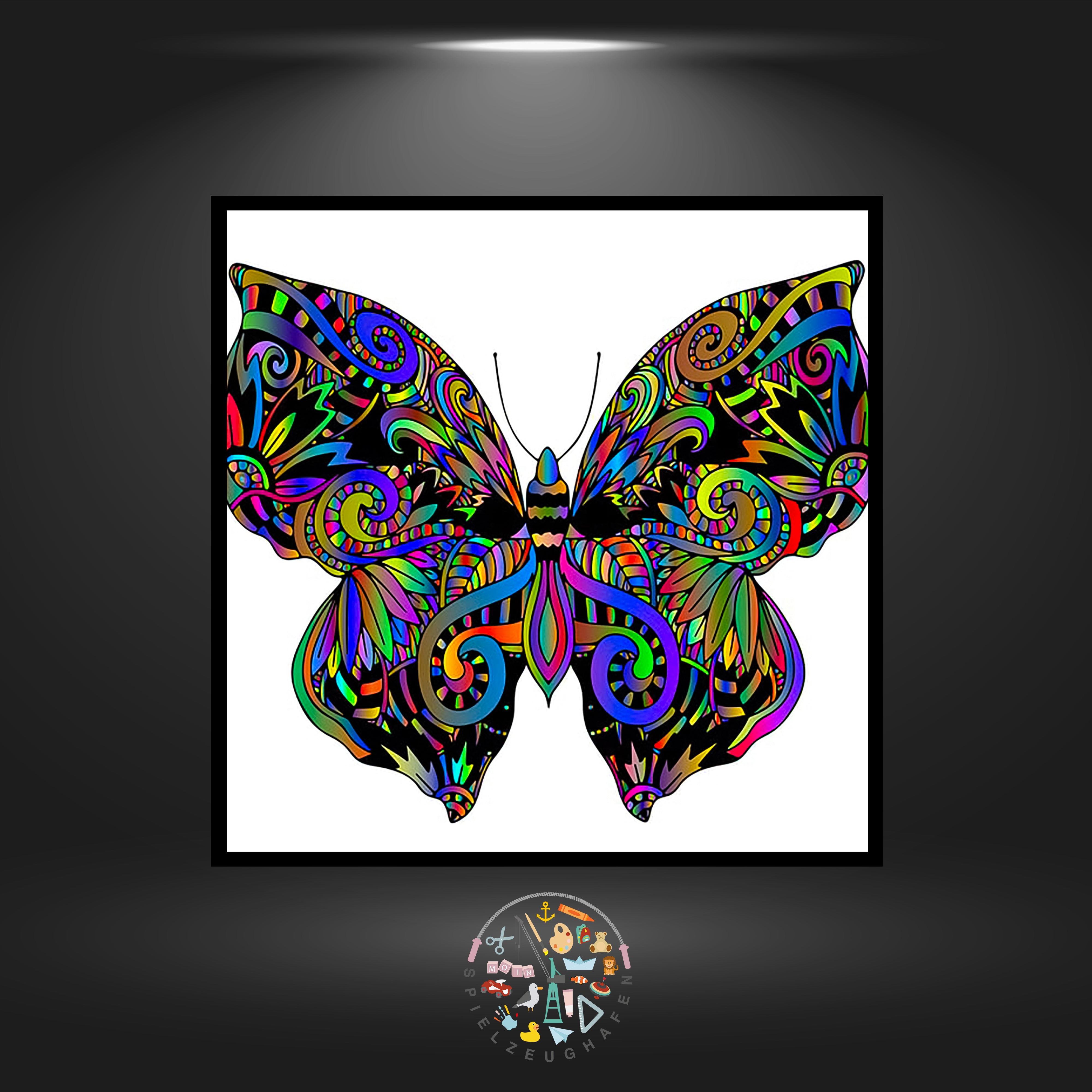 Mandala Butterfly - Strass