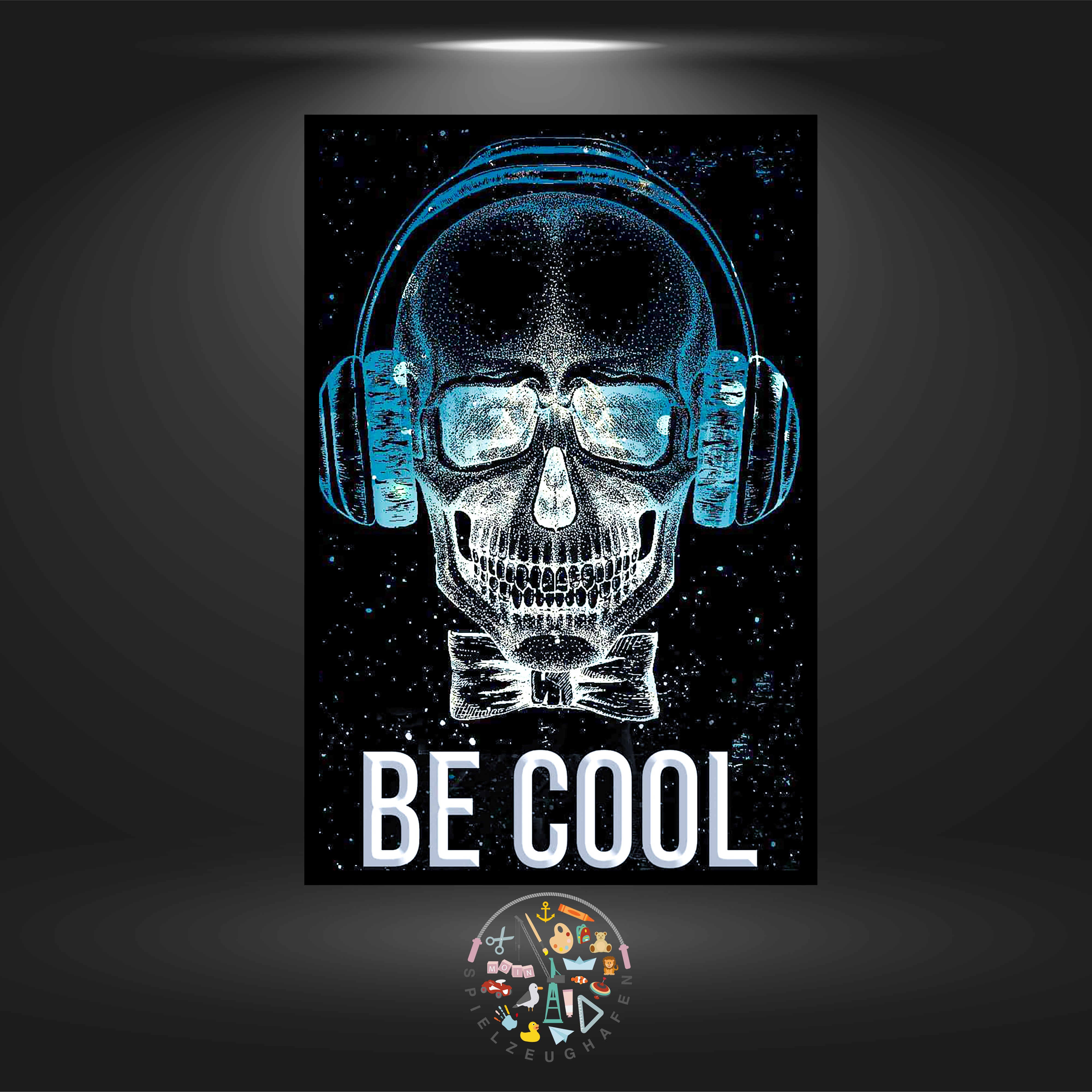 Be cool - Strass / Rhinestone nachtleuchtend