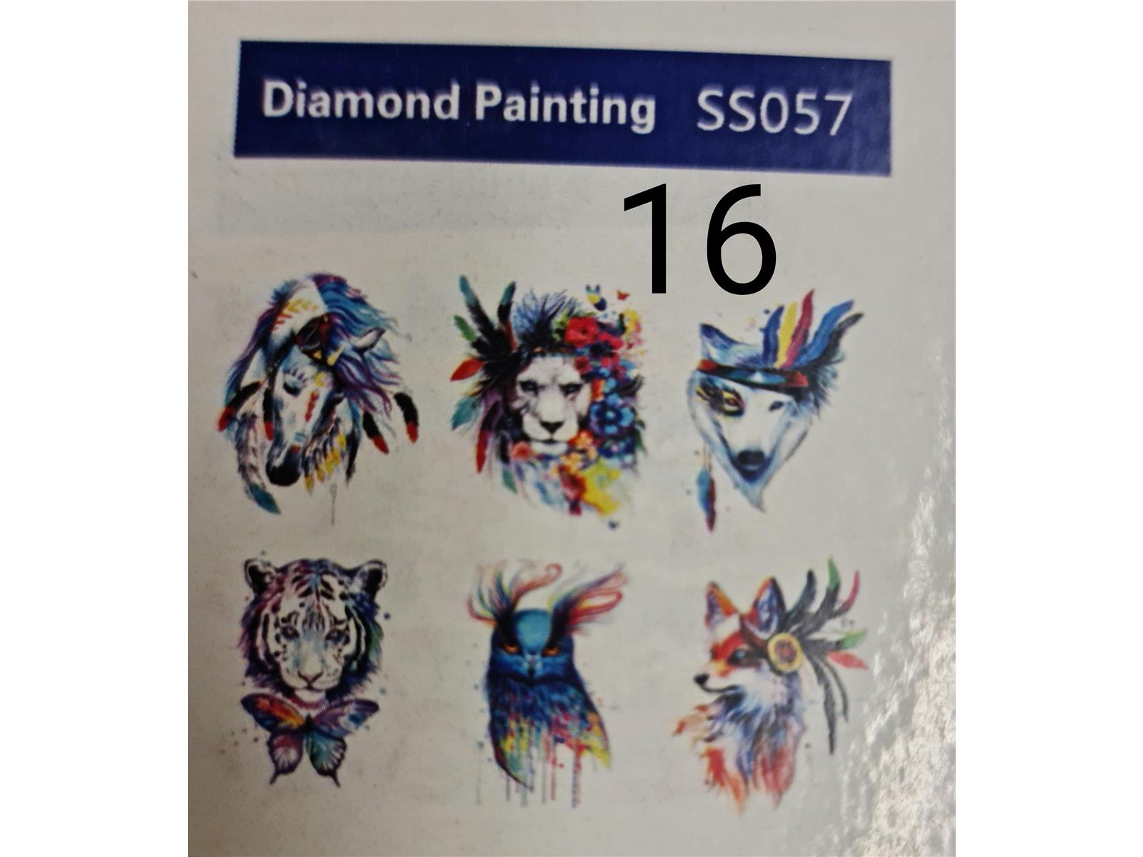 Diamond Painting Sticker-Set Tiere (16)