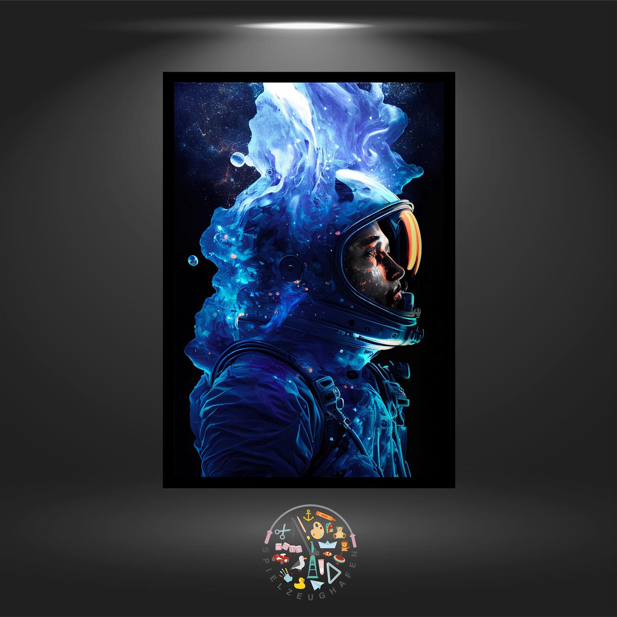 Astronaut in the Ocean - Quadratisch mit Strass (eckig) von Spielzeughafen