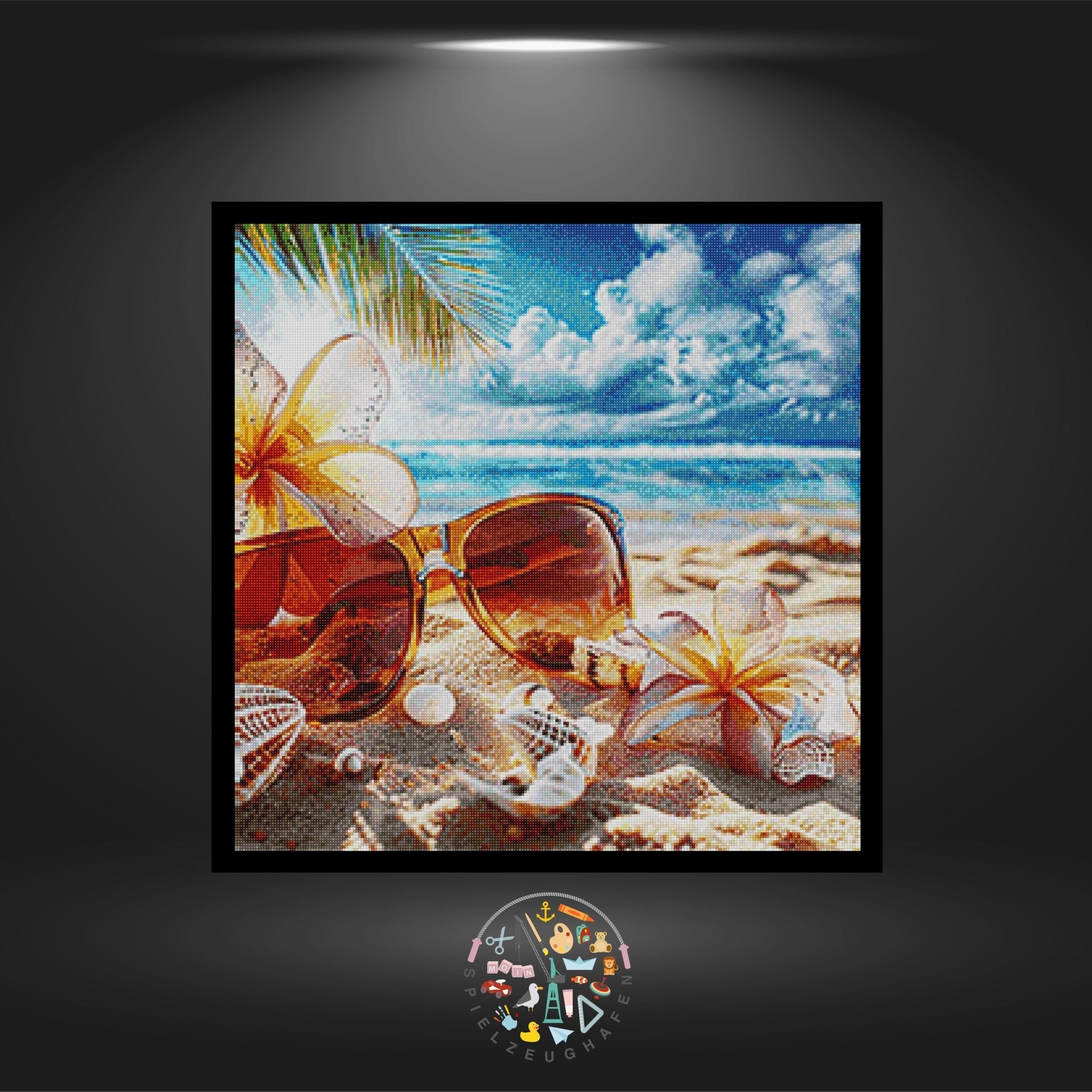 Beach feeling - Quadratisch von Spielzeughafen