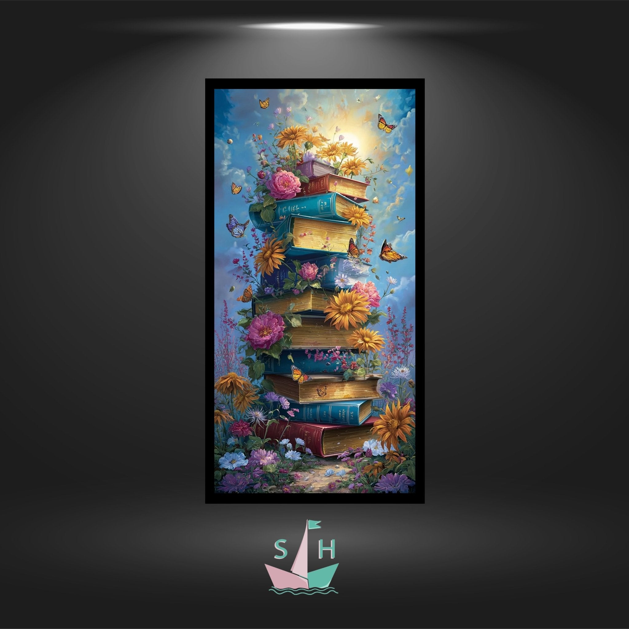 Blooming Library - Quadratisch von Spielzeughafen