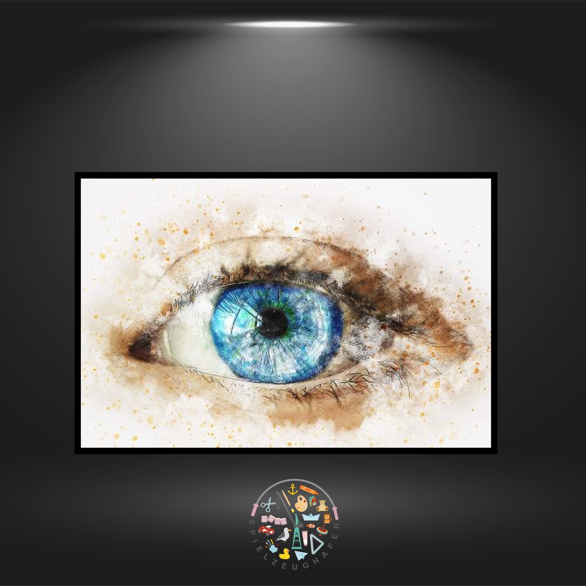 Blue Eye' - Strass / Rhinestone von Spielzeughafen