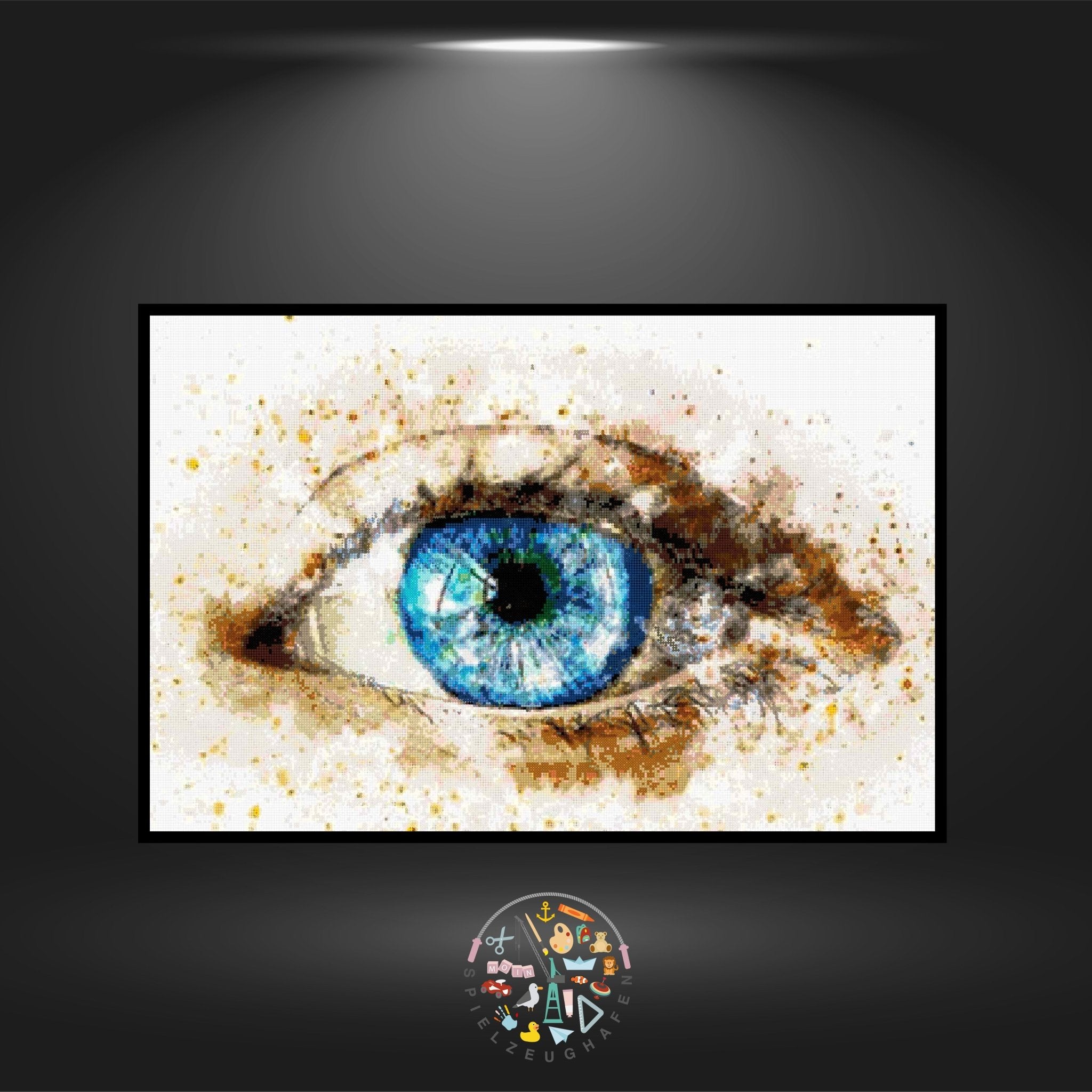 Blue Eye' - Strass / Rhinestone von Spielzeughafen