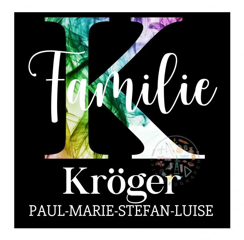 Dein Familienname als Diamond Painting von Spielzeughafen