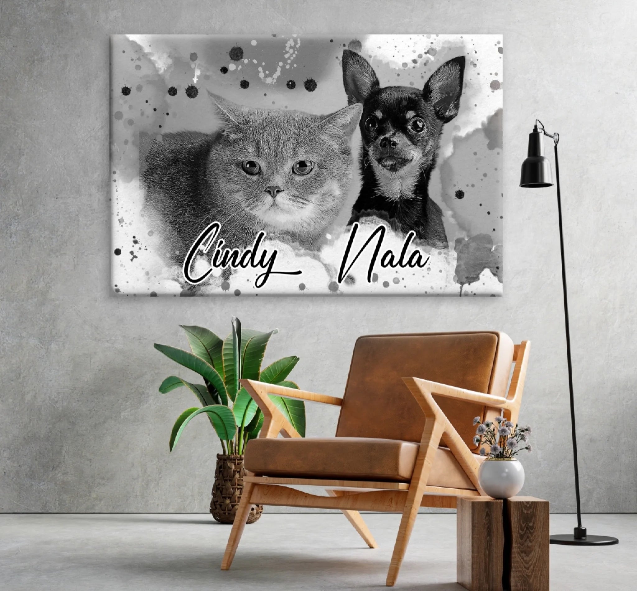 Dein Liebling - als Aquarell Bügelperlen Painting von Spielzeughafen