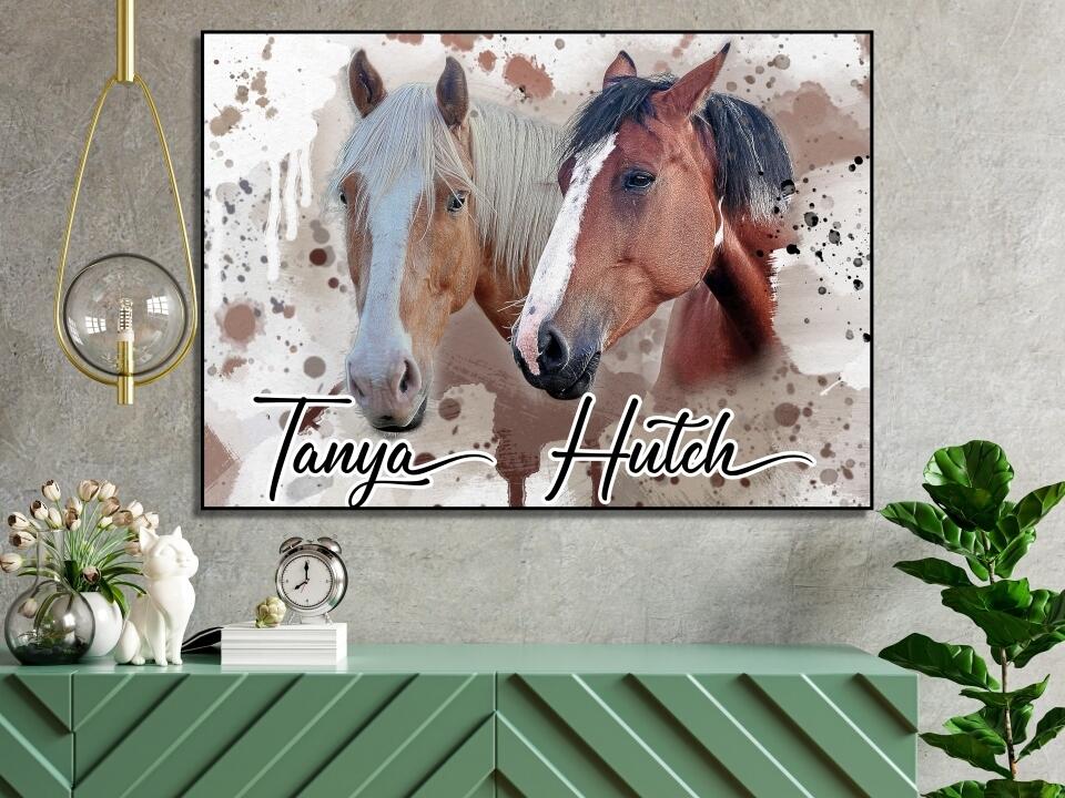 Dein Liebling - als Aquarell Diamond Painting (eckige Steine) von Spielzeughafen