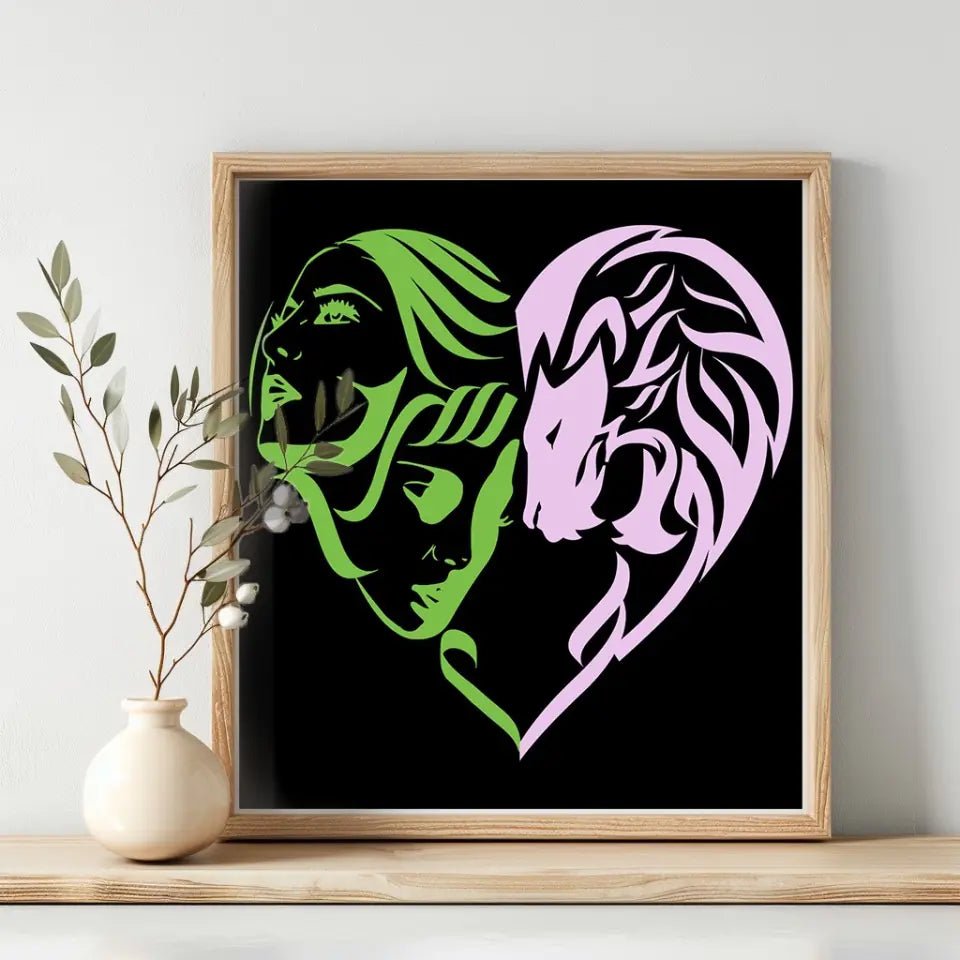 Dein Partnersternzeichen als Diamond Painting (exklusiv Spielzeughafen) 40x40cm ohne Namen von Spielzeughafen