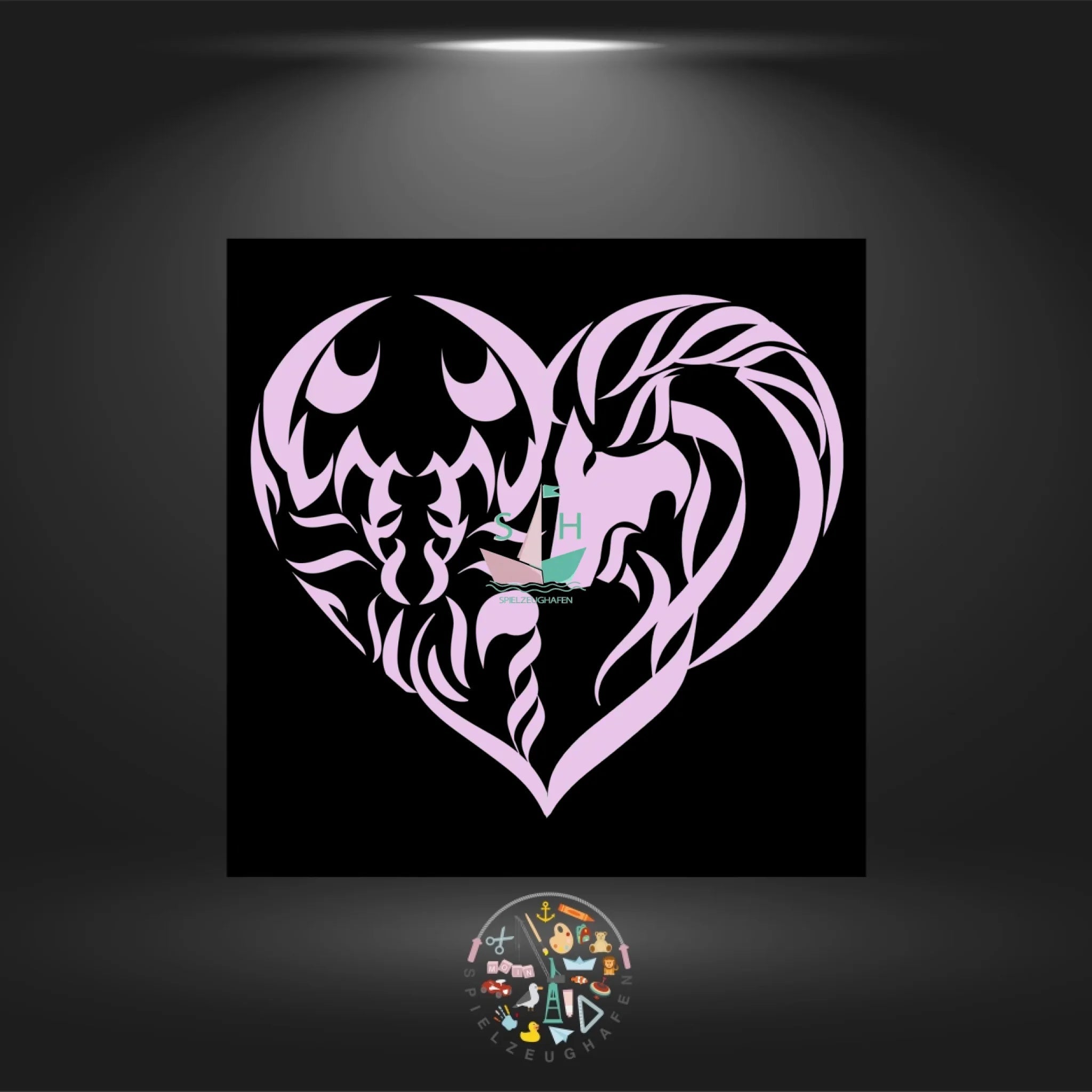 Dein Partnersternzeichen als Diamond Painting (exklusiv Spielzeughafen) 40x40cm ohne Namen von Spielzeughafen