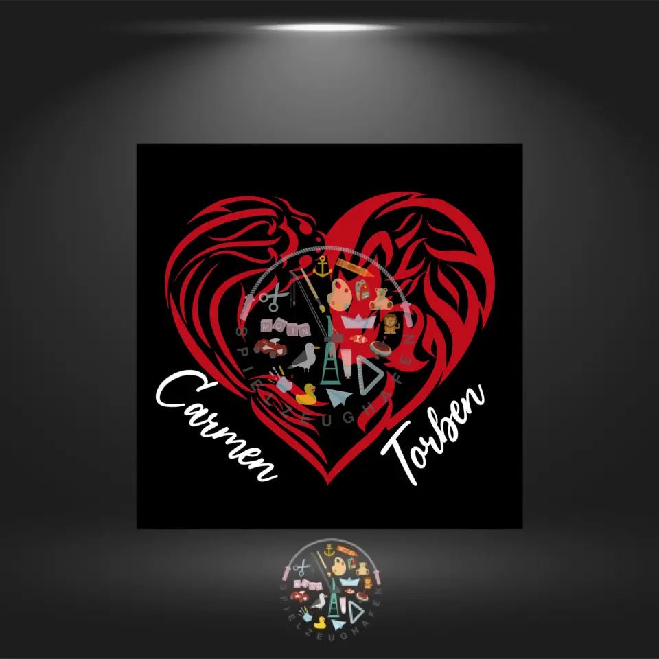 Dein Partnersternzeichen mit Namen – Diamond Painting | Exklusiv Spielzeughafen von Spielzeughafen