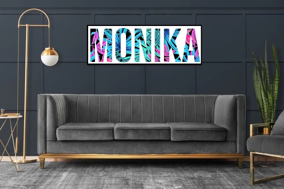 Dein Wunschname als Diamond Painting in eckig oder Strass ( rund ) von Spielzeughafen