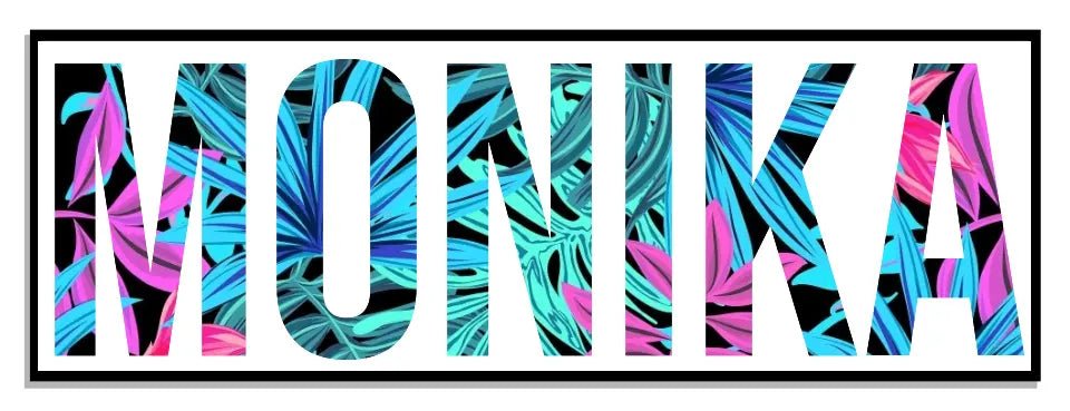 Dein Wunschname als Diamond Painting in eckig oder Strass ( rund ) von Spielzeughafen