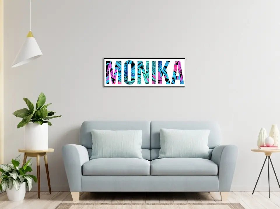 Dein Wunschname als Diamond Painting in eckig oder Strass ( rund ) von Spielzeughafen