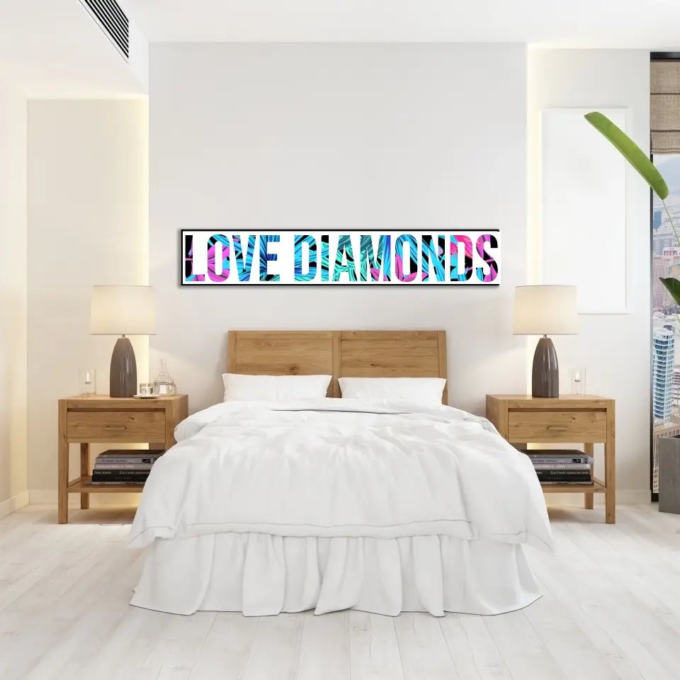 Dein Wunschname als Diamond Painting in eckig oder Strass ( rund ) von Spielzeughafen