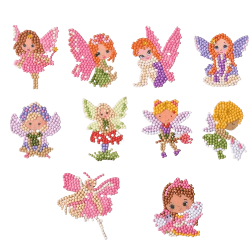 Diamond Painting Aufkleber Feen (13) von Spielzeughafen