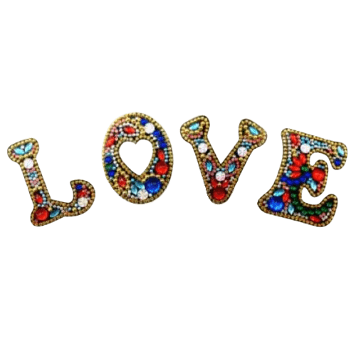 Diamond Painting Buchstaben 'Love' (17) von Spielzeughafen