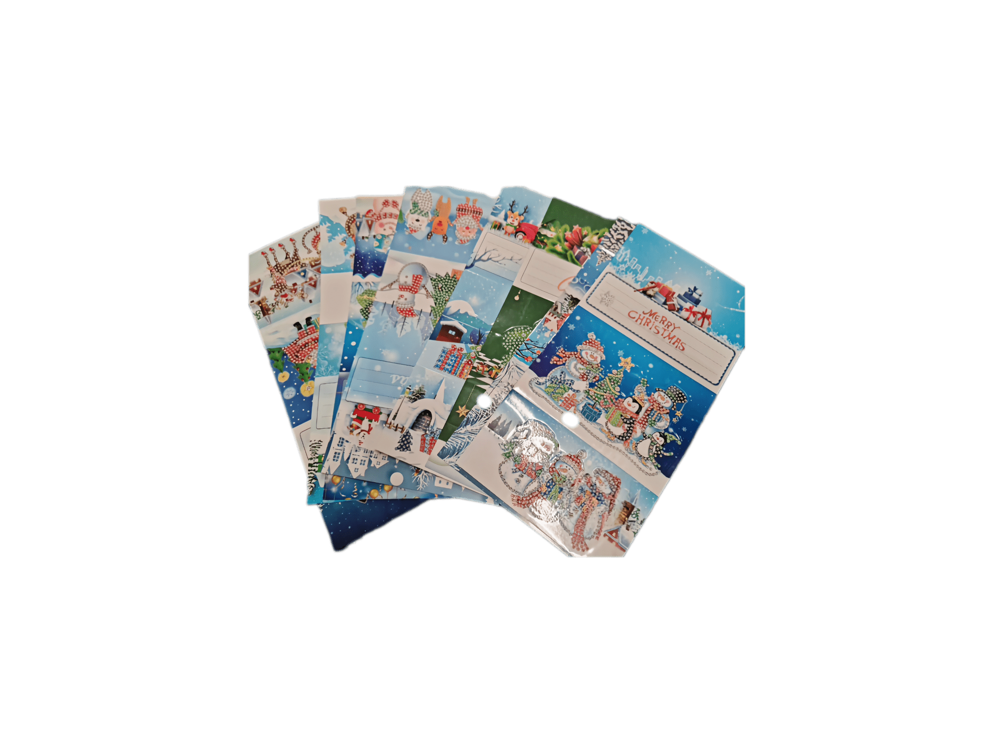 Diamond Painting Weihnachtskartenset (52) von Spielzeughafen