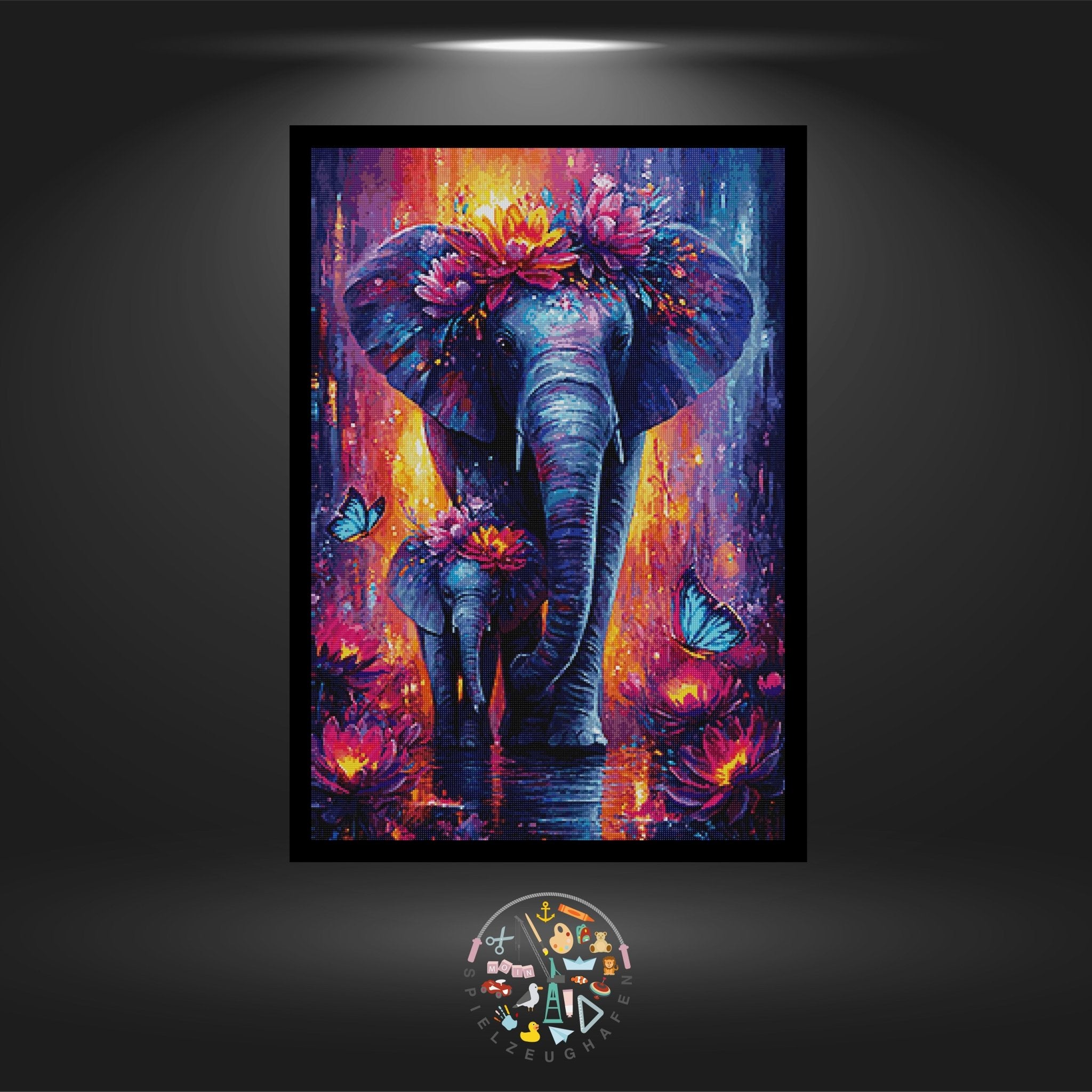 Elefant 'Gajah' - Quadratisch mit AB von Spielzeughafen