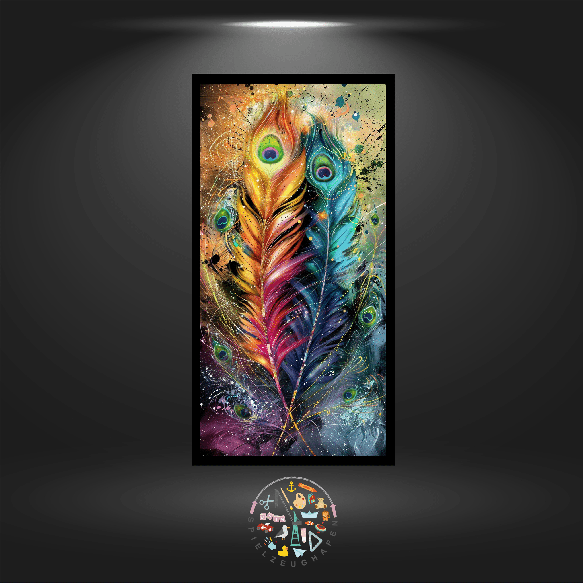 Feather of Love - Strass rund von Spielzeughafen