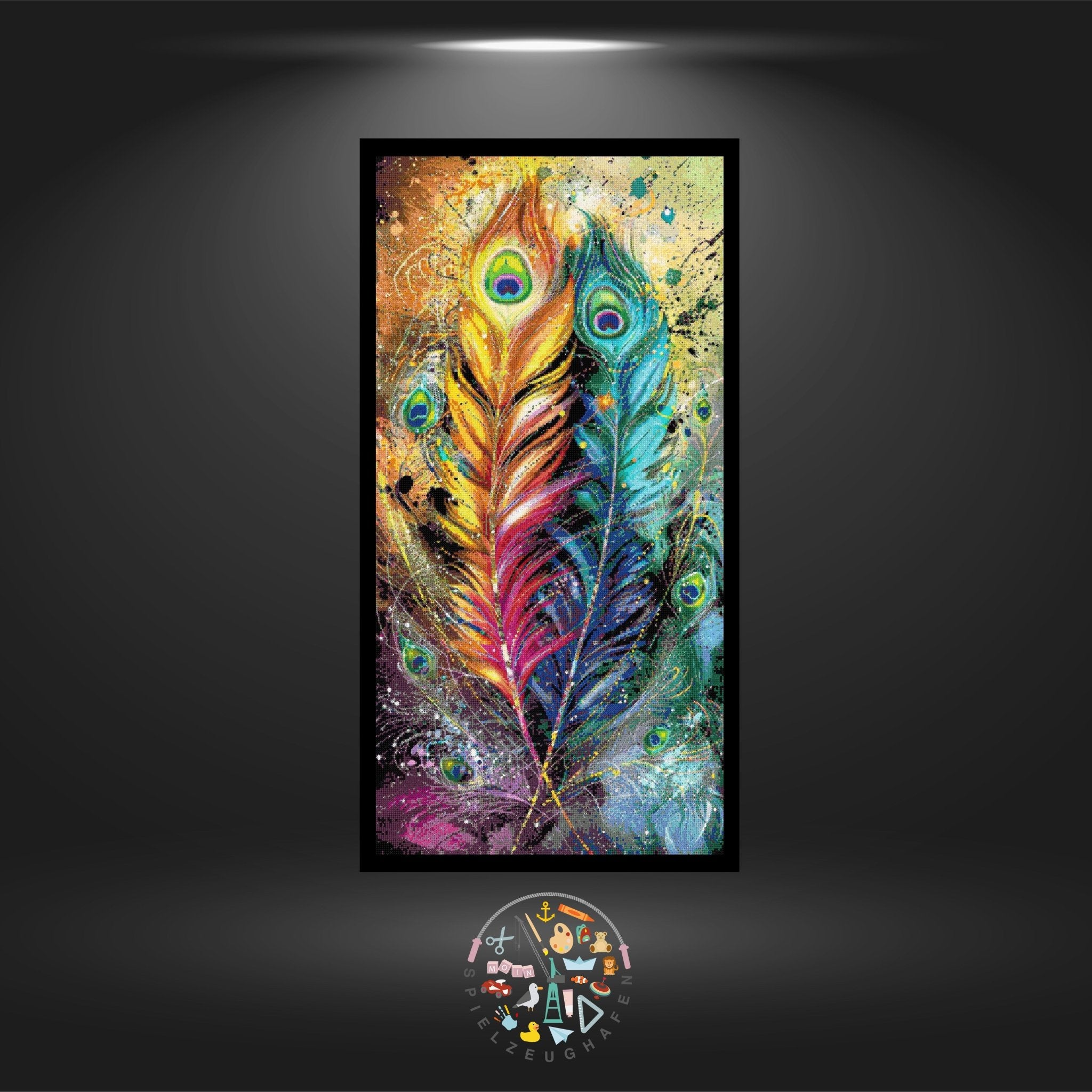 Feather of Love - Strass rund von Spielzeughafen