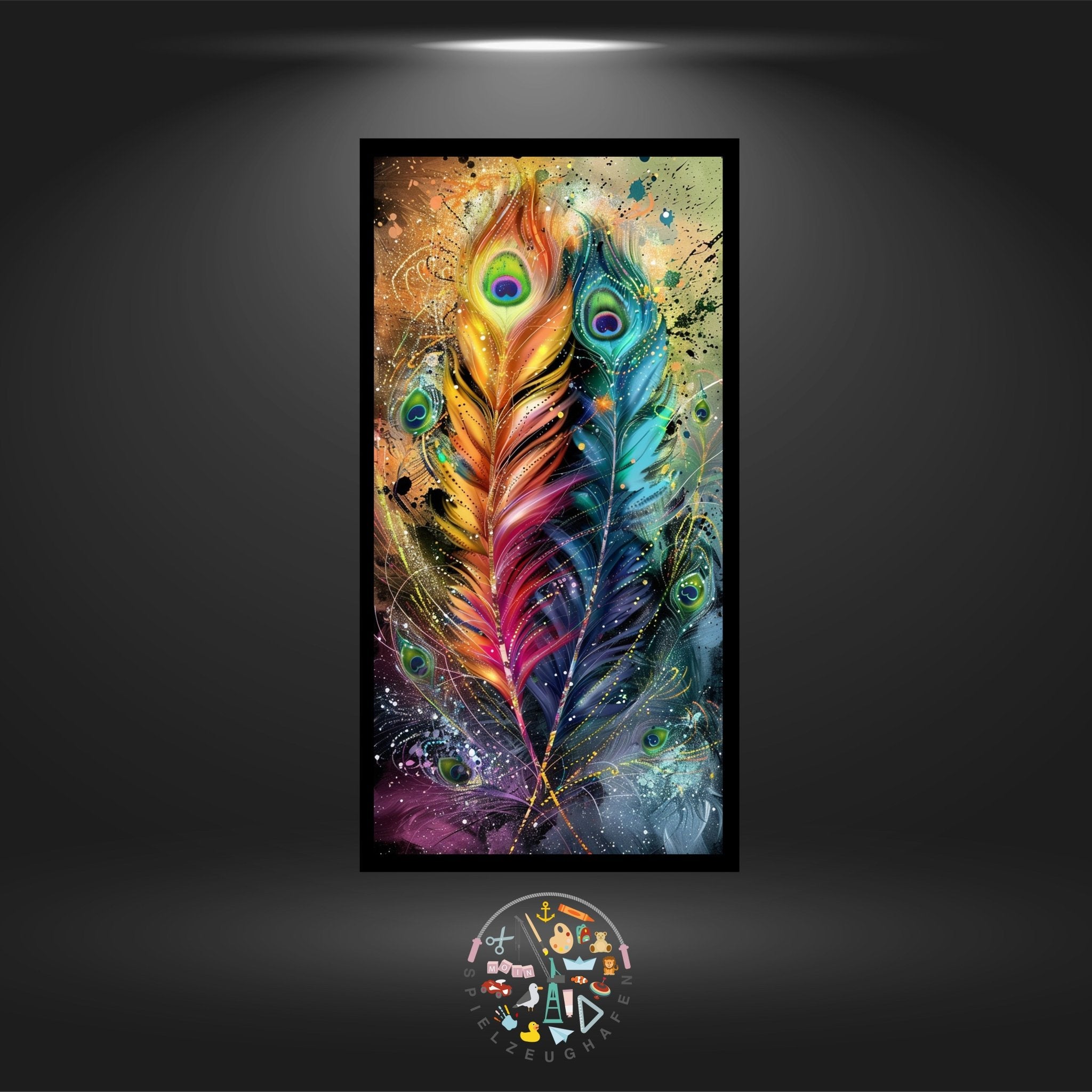 Feather of Love - Strass rund von Spielzeughafen