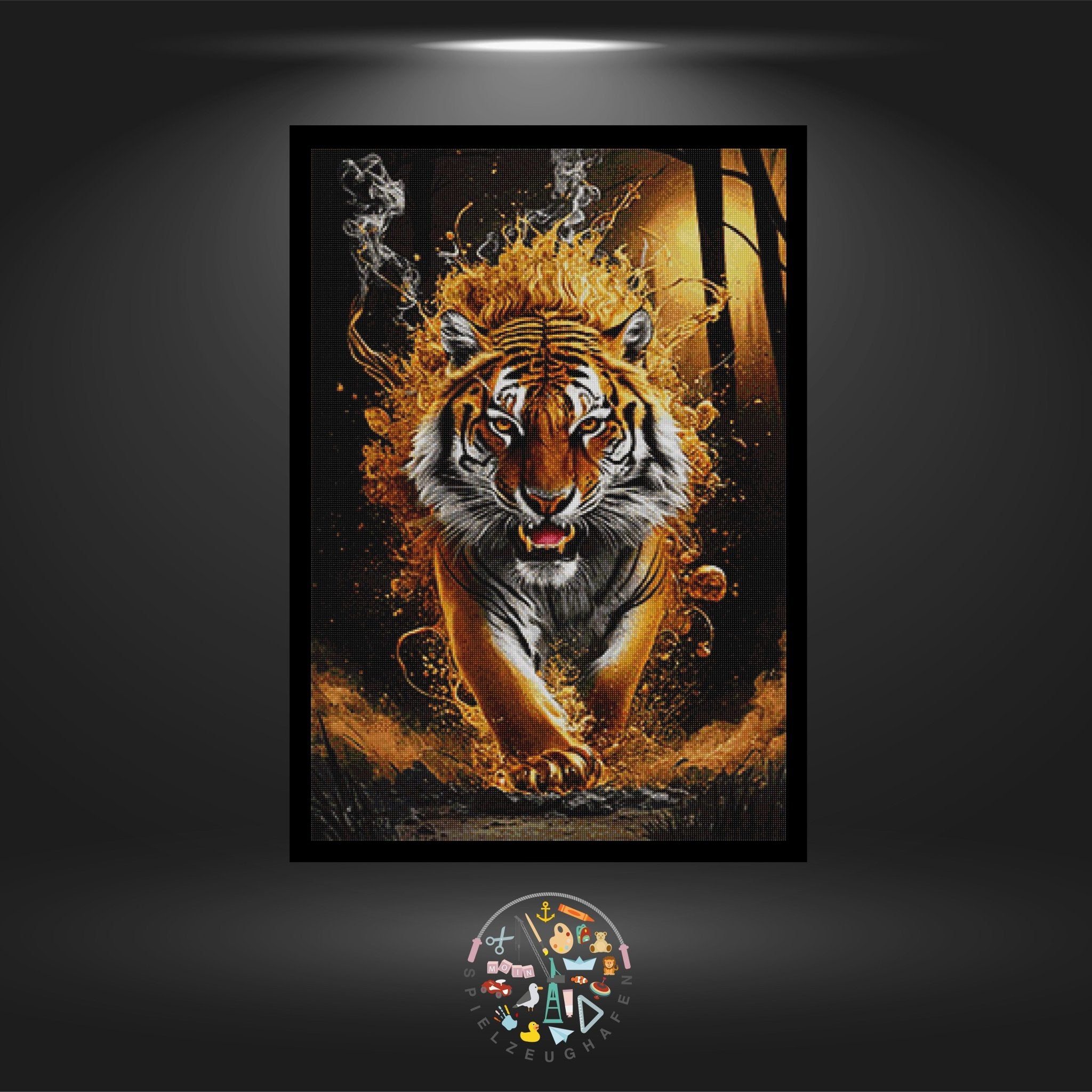 Fire Tiger - Quadratisch von Spielzeughafen