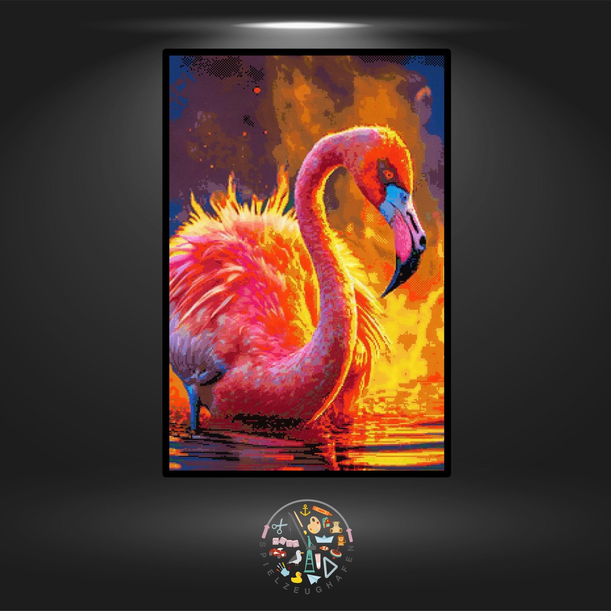 Flamingo 'Siggy' - Strass / Rhinestone von Spielzeughafen