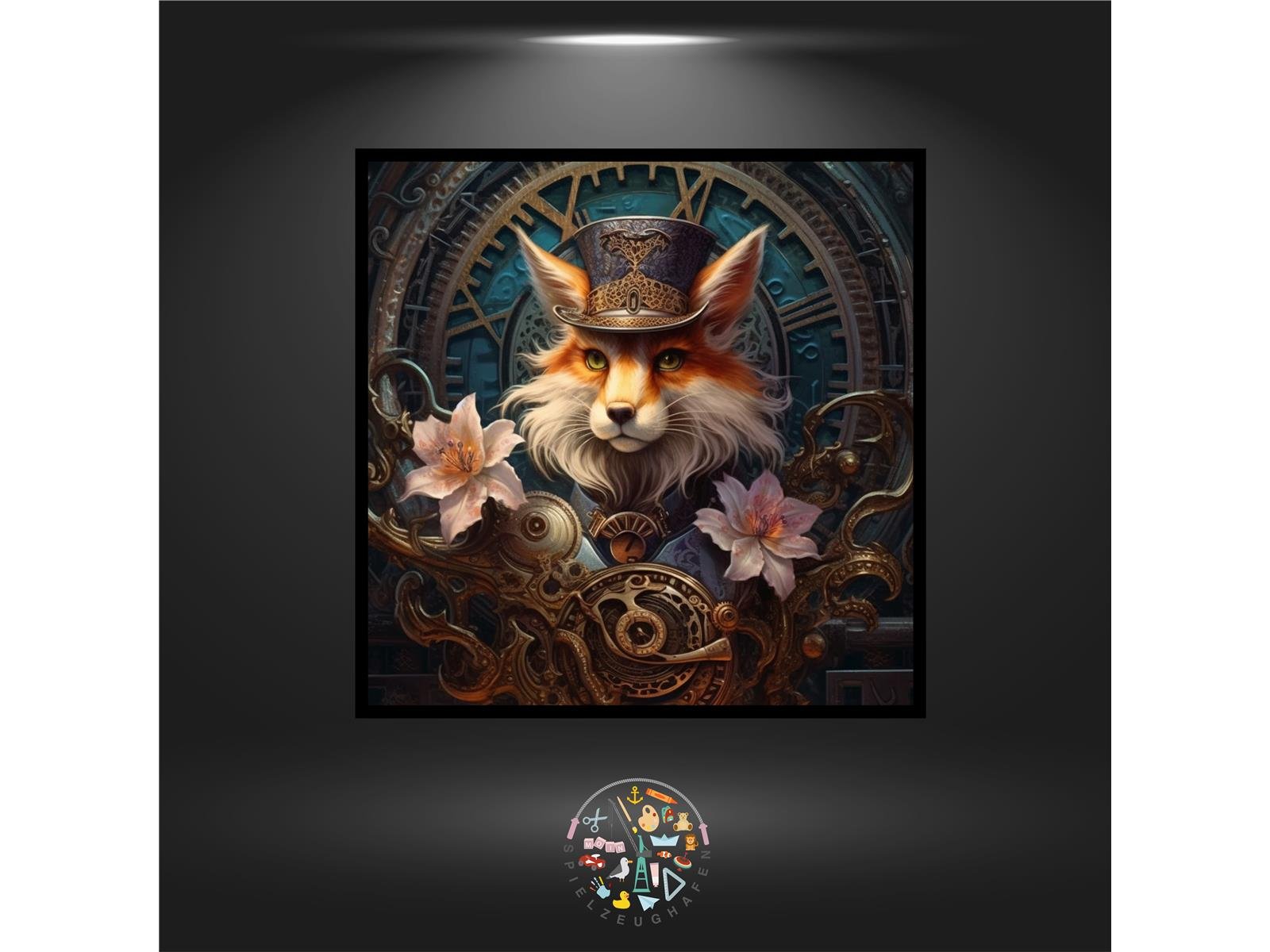 Fuchs 'Steamy' - Quadratisch von Spielzeughafen